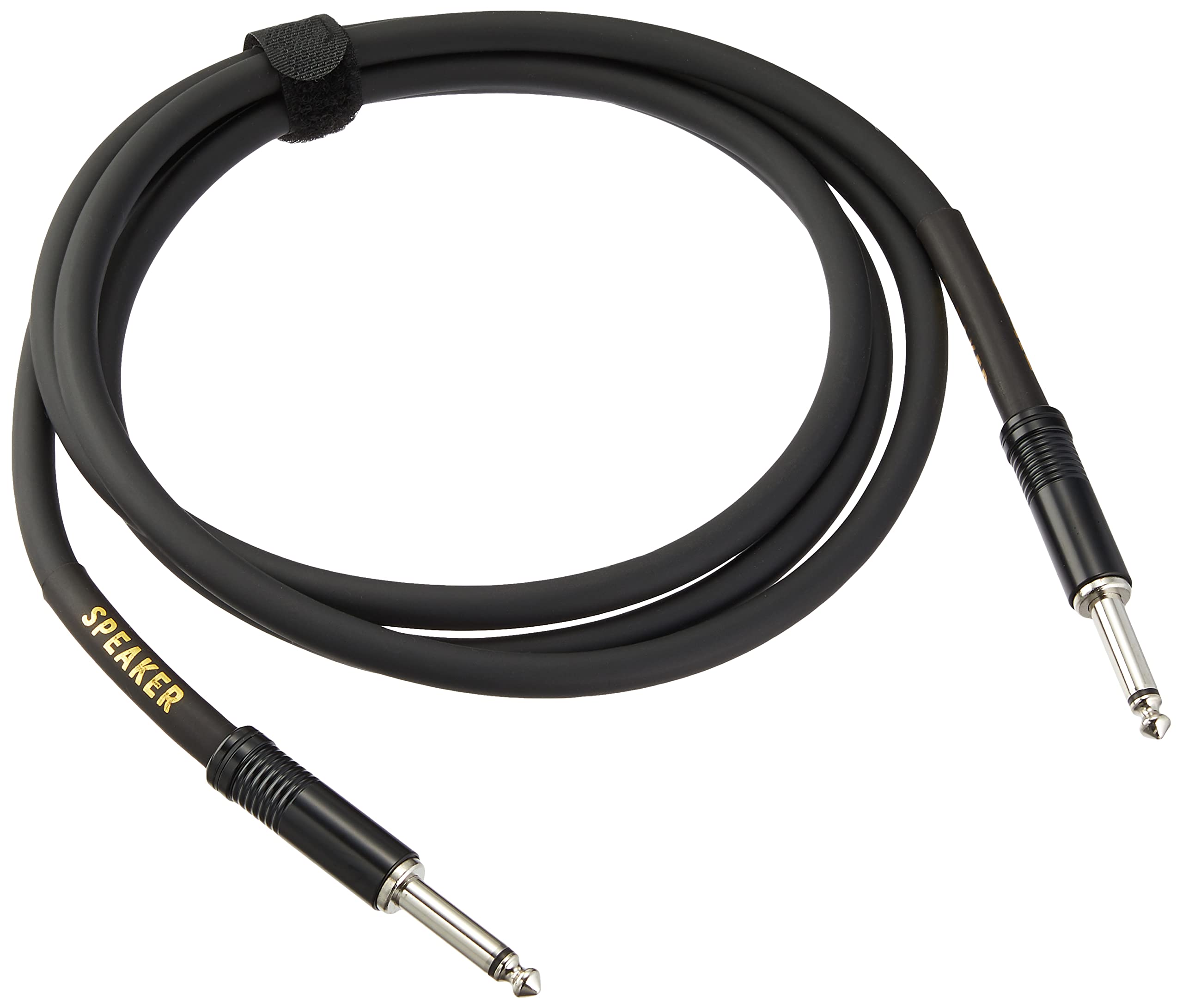 Ernie Ball Speaker Cable, Straight/Straight, 6Ft, Black (P06072)