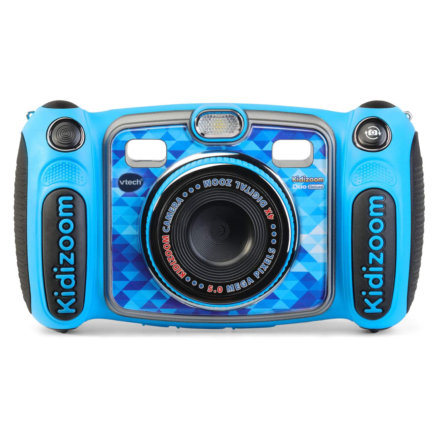 Vtech Kidizoom Duo 5.0 Deluxe Digital Selfie Camera With Mp3 Player And Headphones, Blue