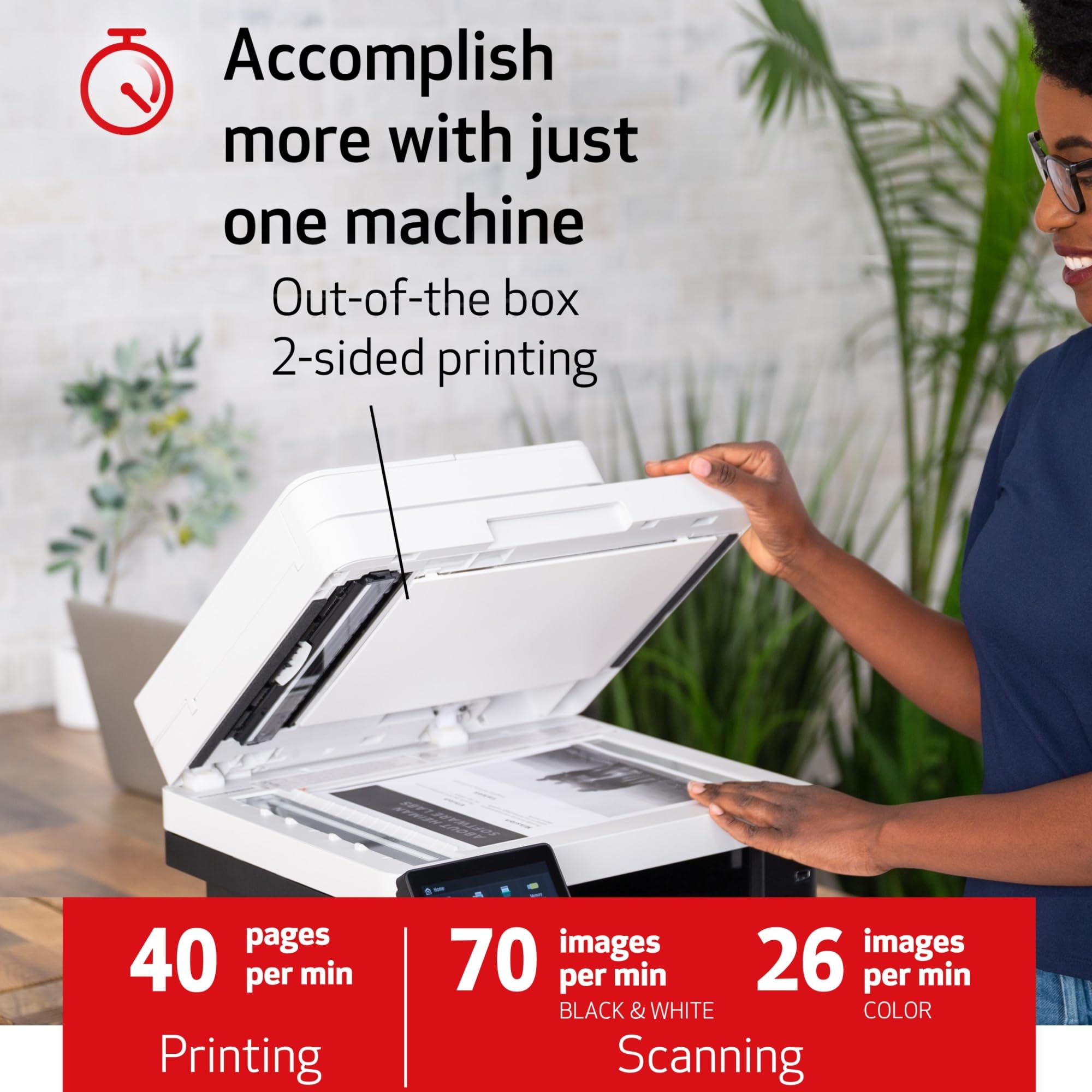 Canon� imageCLASS� MF455dw Wireless All in One Monochrome Laser Printer