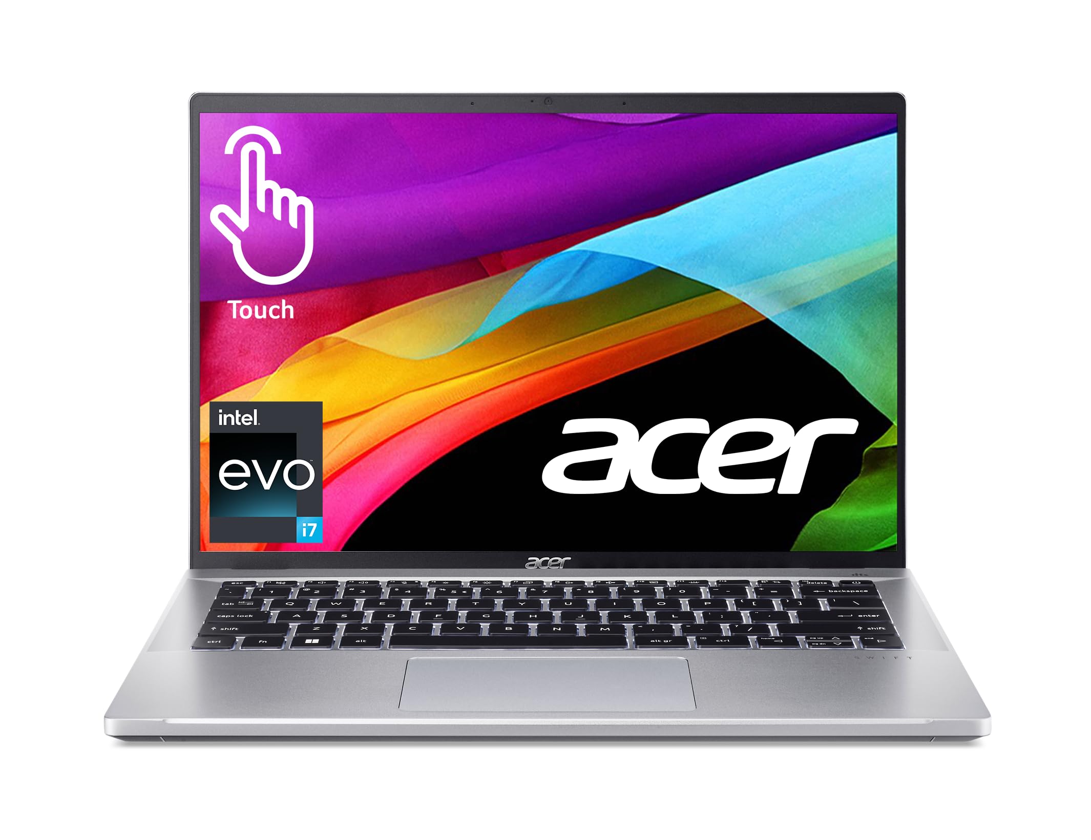 Acer Swift Go Intel Evo Thin & Light Premium Laptop 14'' 1920X1200 100% Srgb Touch Screen Display Intel Core I7 1355U Intel Iris