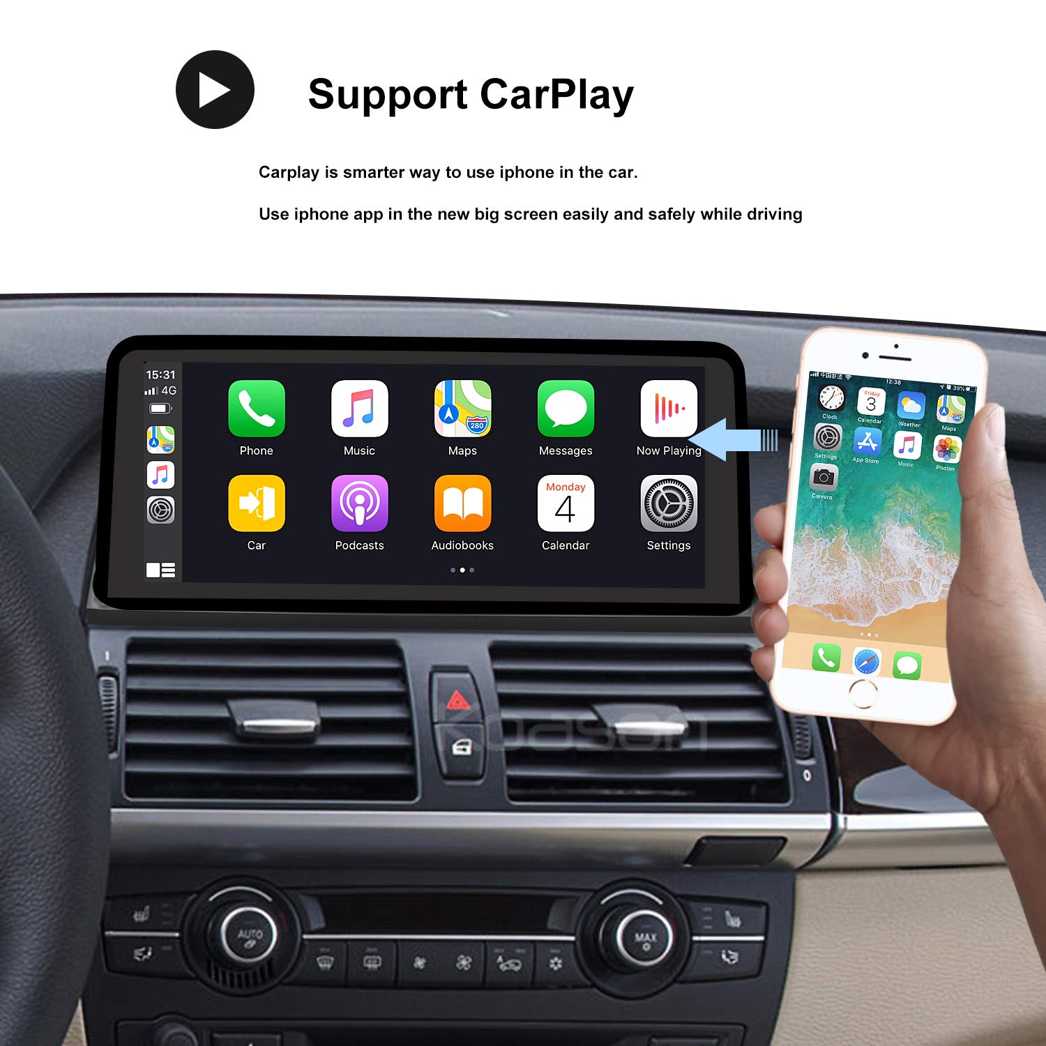 E70 E71 2007 2009 10.25'' Black Screen Monitor Android Autoradio Video Media Player Gps Navigation For Bmw X5 X6 X5M X6M Multime