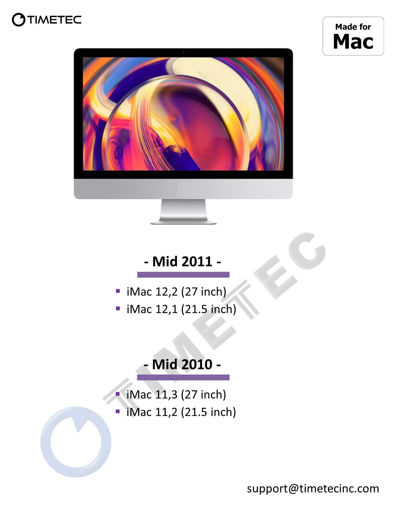 Timetec 16Gb Kit(4X4Gb) Compatible For Apple Ddr3 1333Mhz Pc3 10600 Cl9 For Imac (Mid 2010 27 Inch, Mid 2011 21.5/27 Inch) Sodim