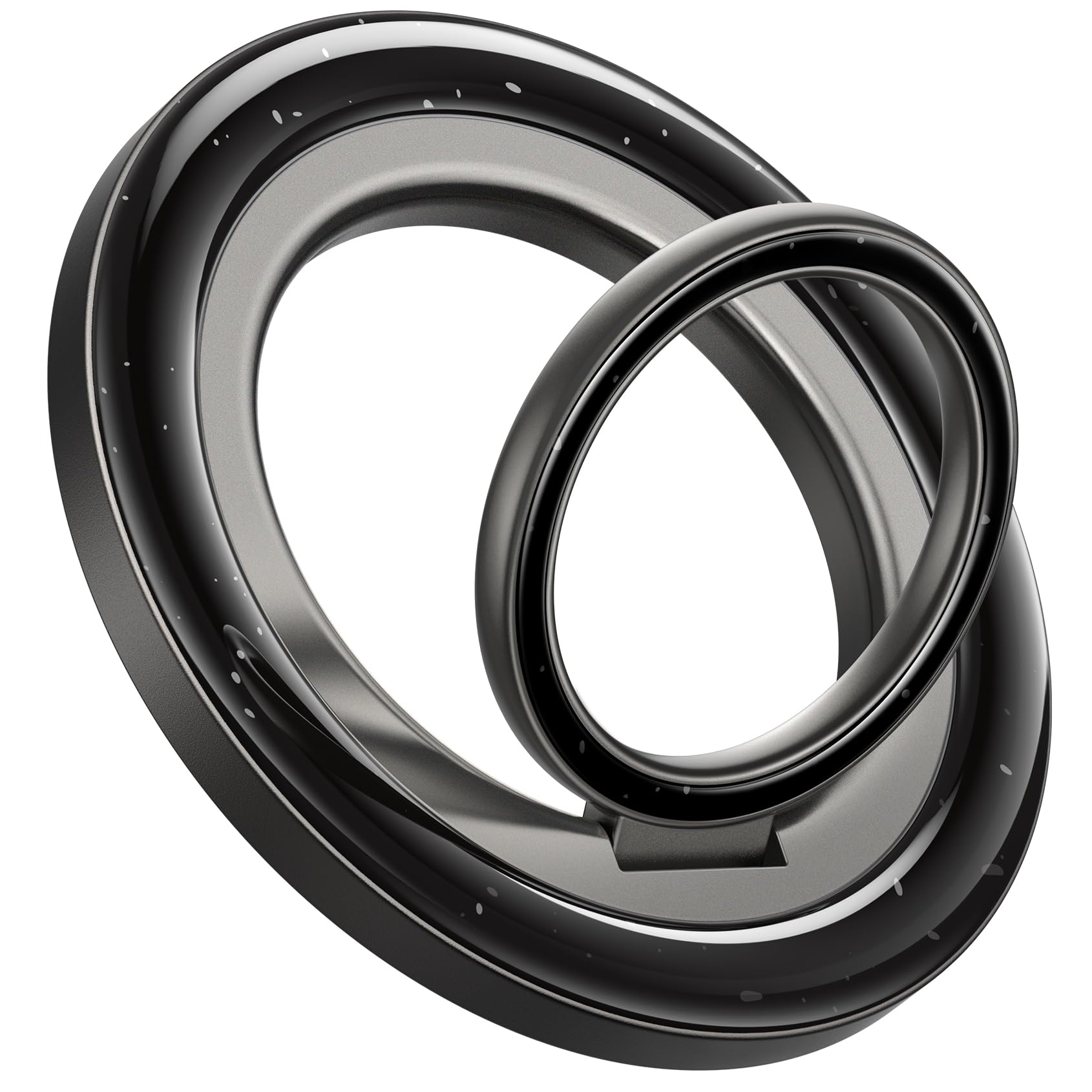 Lamicall [2024 Upgrade Metal Gear Hinge] Magnetic Phone Ring Grip For Magsafe, [4.4Lbs Ultra Strong Magnet] Finger Holder Stand,