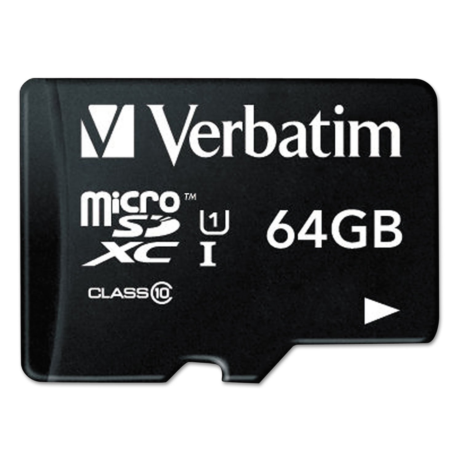 Verbatim 64Gb Premium Microsdxc Memory Card With Adapter, Uhs I V10 U1 Class 10 (44084)