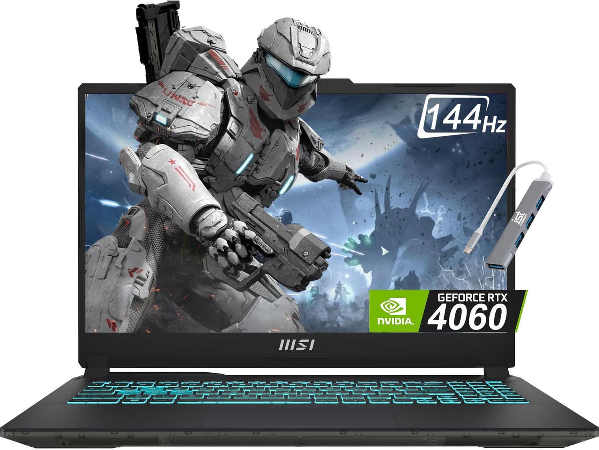 Msi Cyborg 15 Thin Gf63 15.6'''' Fhd 144Hz (Intel 16 Core I7 12650H, 32Gb Ddr5 Ram, 2Tb Ssd, Geforce Rtx 4060 8Gb) Gaming Laptop