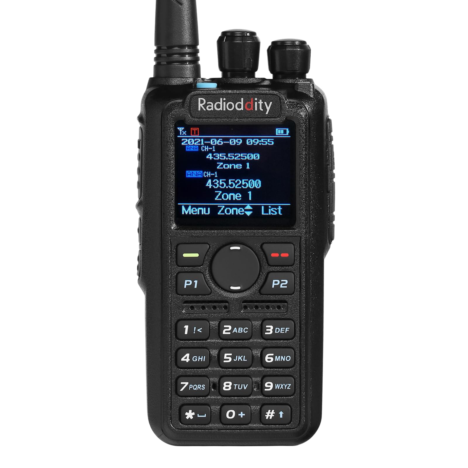 Radioddity Gd At10G Dmr Handheld Ham Radio 10W Digital Analog Long Range (Uhf Only) With Gps Aprs, 3100Mah Rechargeable Battery,