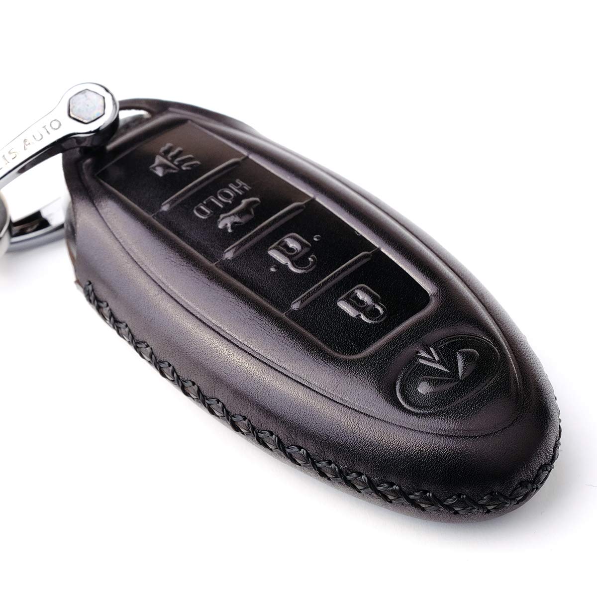Cadtealir Calfskin Genuine Leather 2000 2018 Infiniti Infinity G35 Qx56 Fx35 Q50 G37 M35 Qx60 I35 Qx80 Q60 Qx30 Key Fob Cover Ca