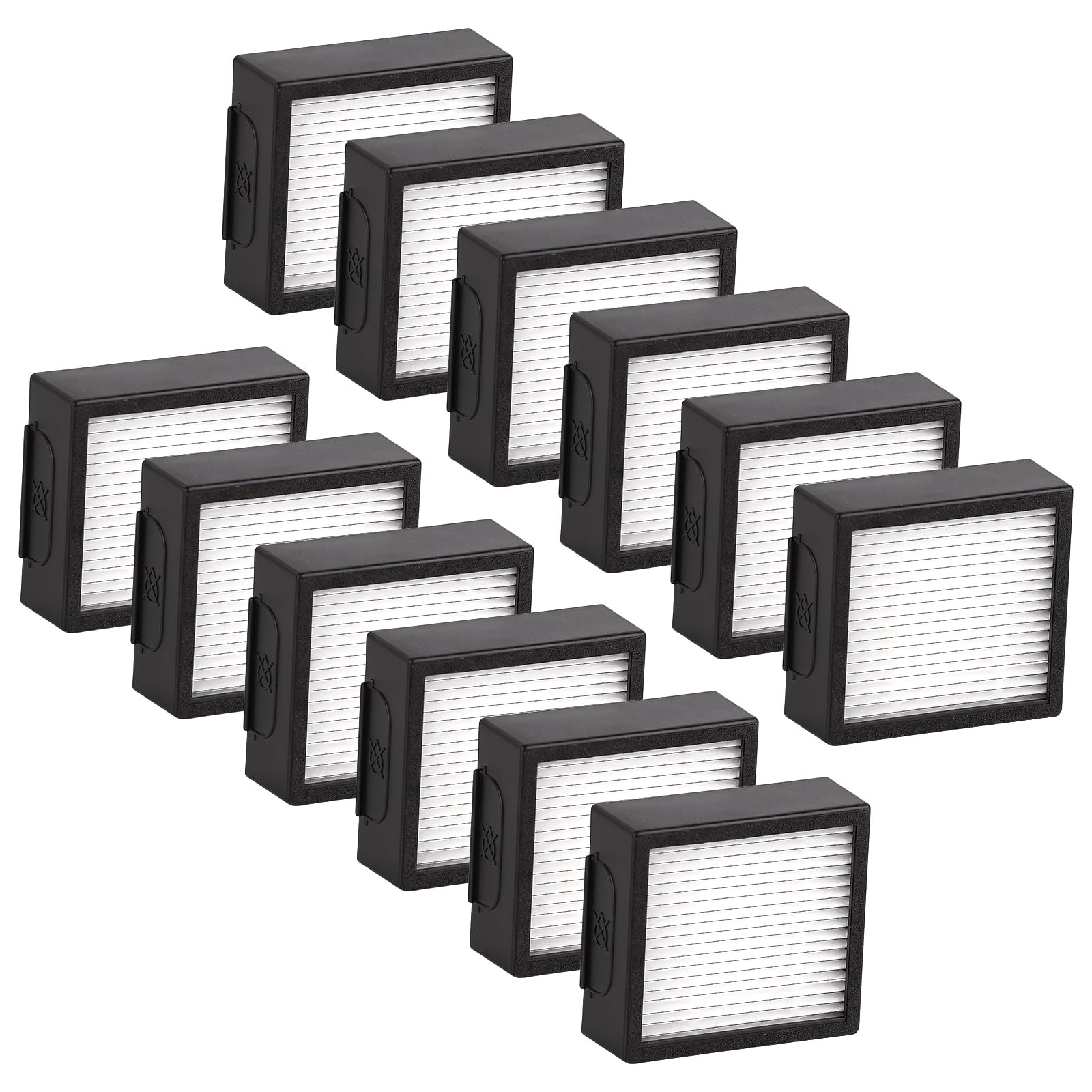 10 Max Replacement Hepa Filter (12 Pieces) Compatible With Irobot Roomba Combo J7+ Plus/J9+/10 Max Robot Vacuum Cleaner   Access