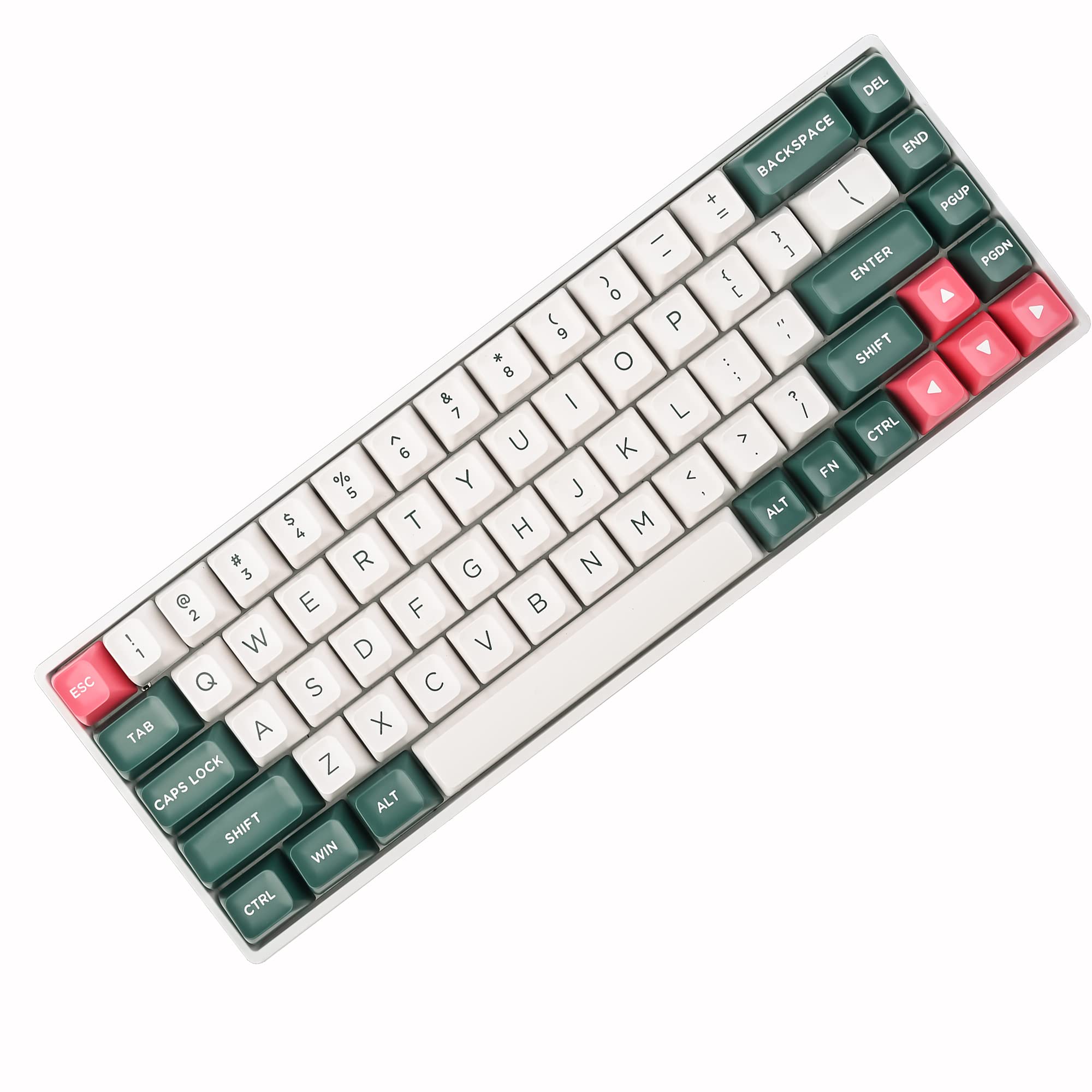 Ussixchare Pbt Keycaps Asa Profile Double Shot Full Key Caps Set Ansi Layout For Mechanical Keyboard Replacement Compatible With