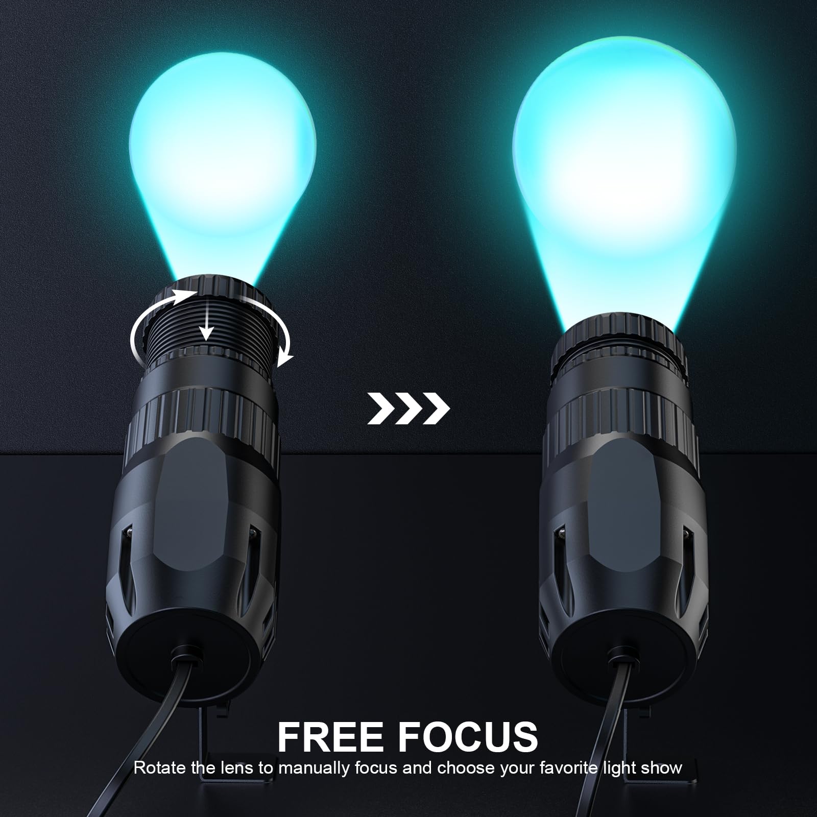 10W Rgbw 4 In 1 Mini Pinspot Light Remote Control Spotlight Super Bright Beam Pin Spot Light Disco Ball Light Jump Gradual Breat