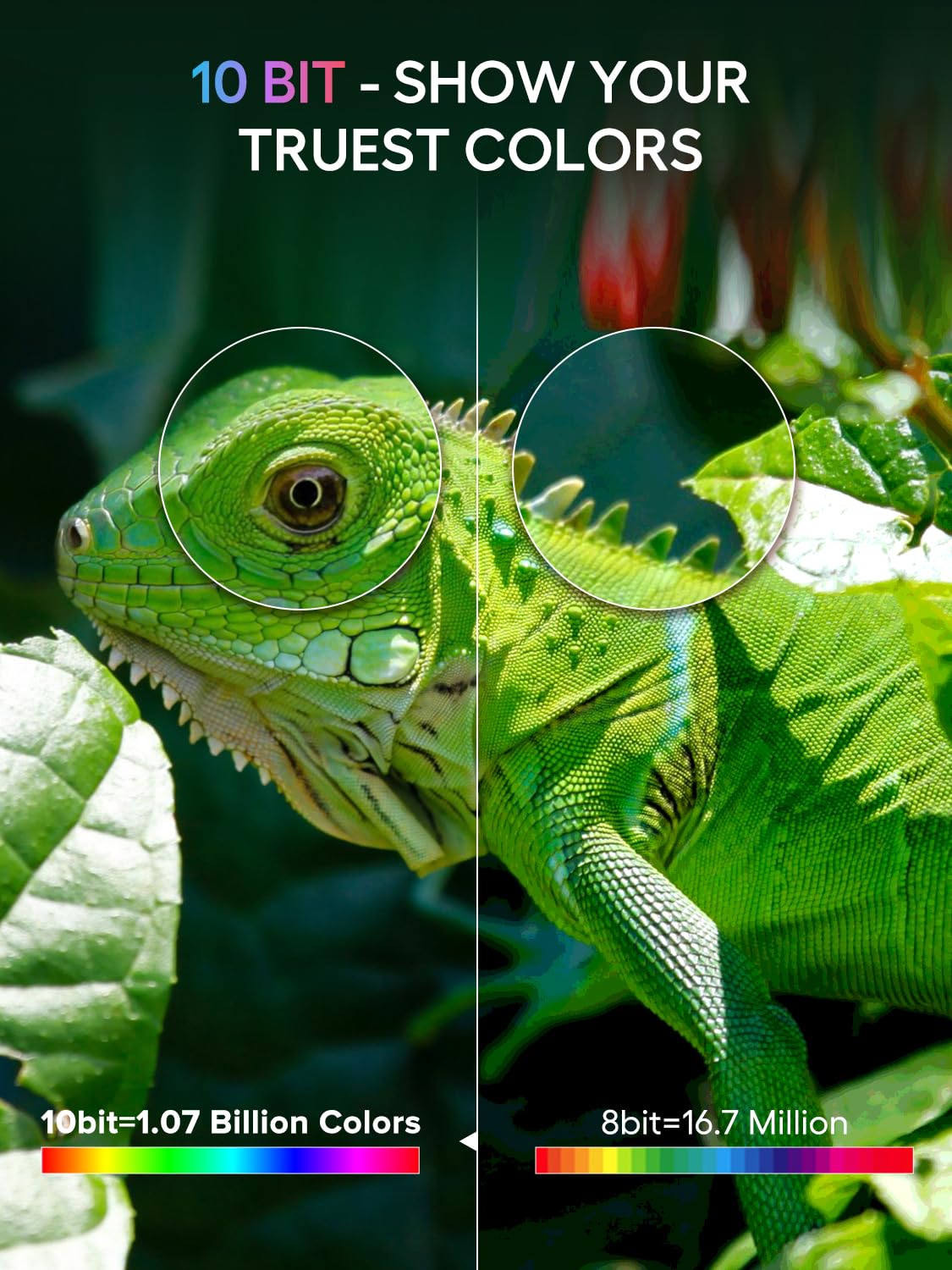 Uperfect Portable Monitor 4K 18.4 Inch 10 Bit W/Vesa & 180 Adjustable Stand, Ultra Slim & Lightweight Uhd Freesync Ips Hdr Gamin