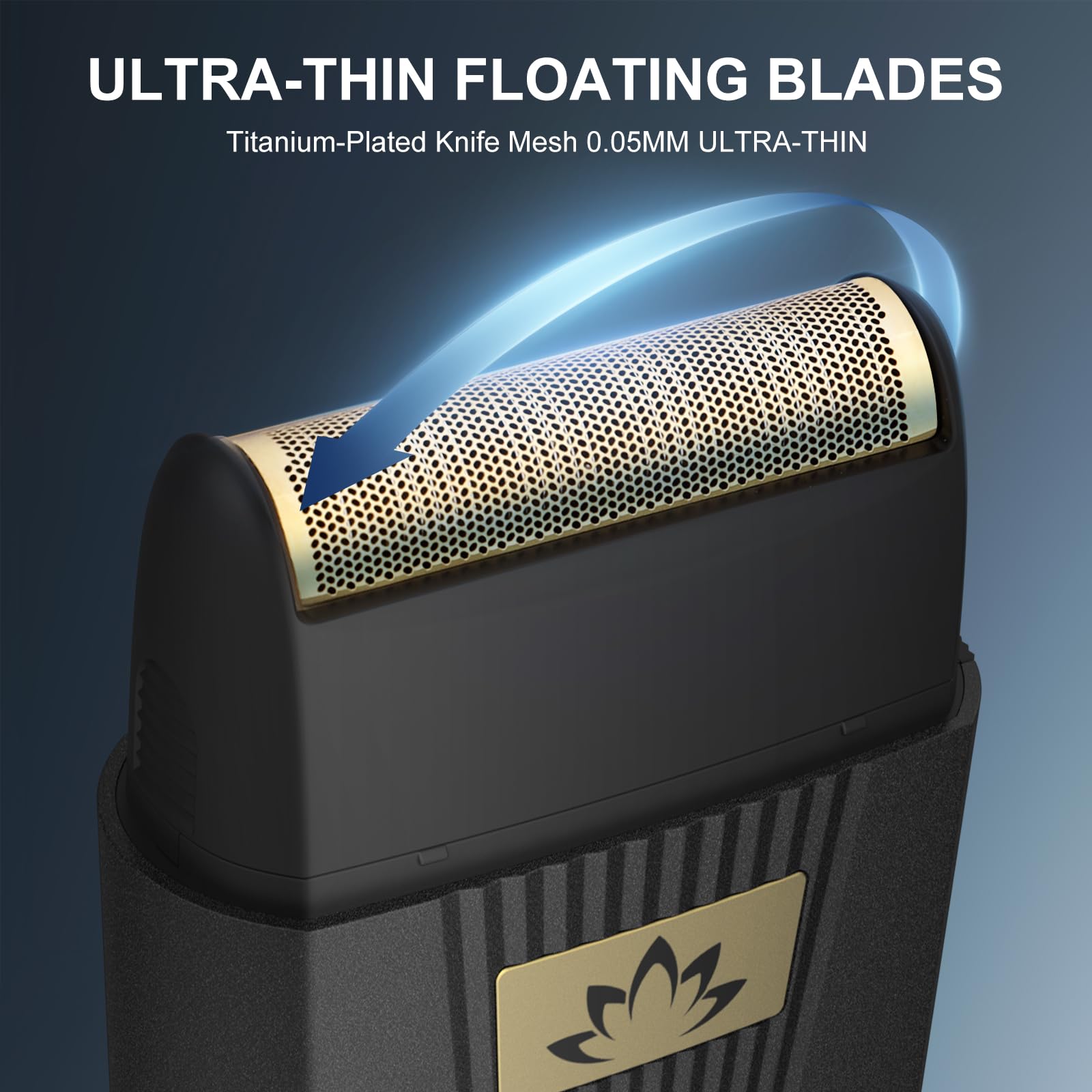 Dumite Foil Bald Shavers For Men, Powerful Motor Electric Razor, Head Shavers, Mens Foil Beard Trimmer, Cordless Rechargeable L