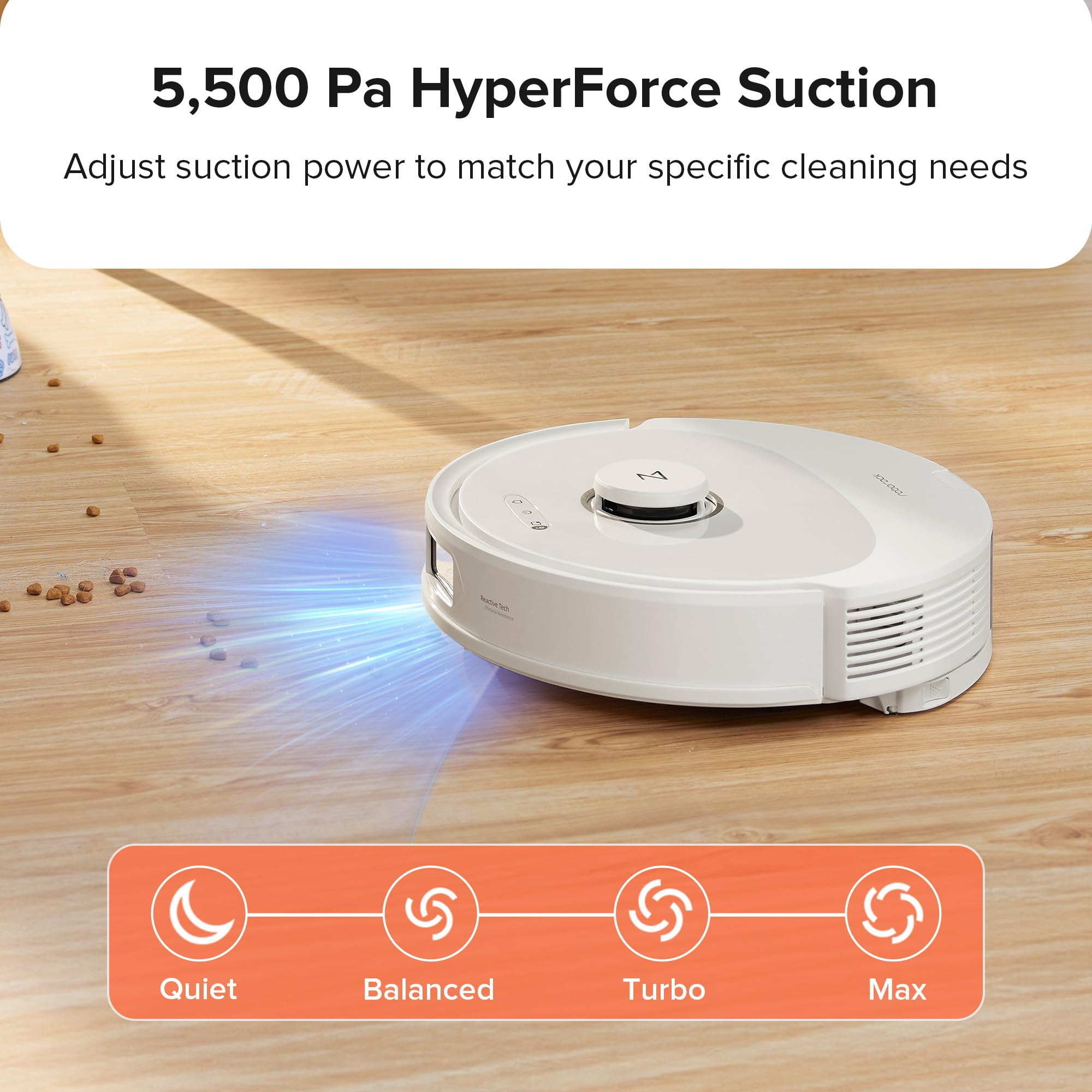 Roborock Q8 Max Robot Vacuum And Mop Cleaner, Duoroller Brush, 5500Pa Strong Suction, Lidar Navigation, Obstacle Avoidance, Mult