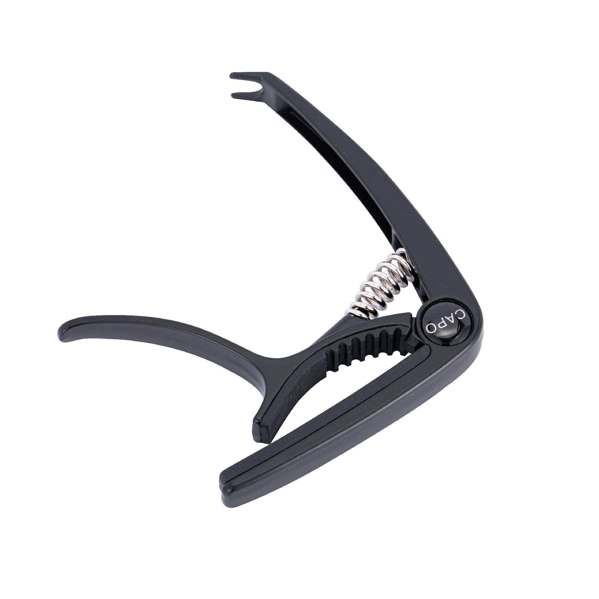 Guitar Capo 2 Pack Acoustic Capo Guitar Clamp For Acoustic Electric Bass Guitar Ukulele (2 Pcs Black)