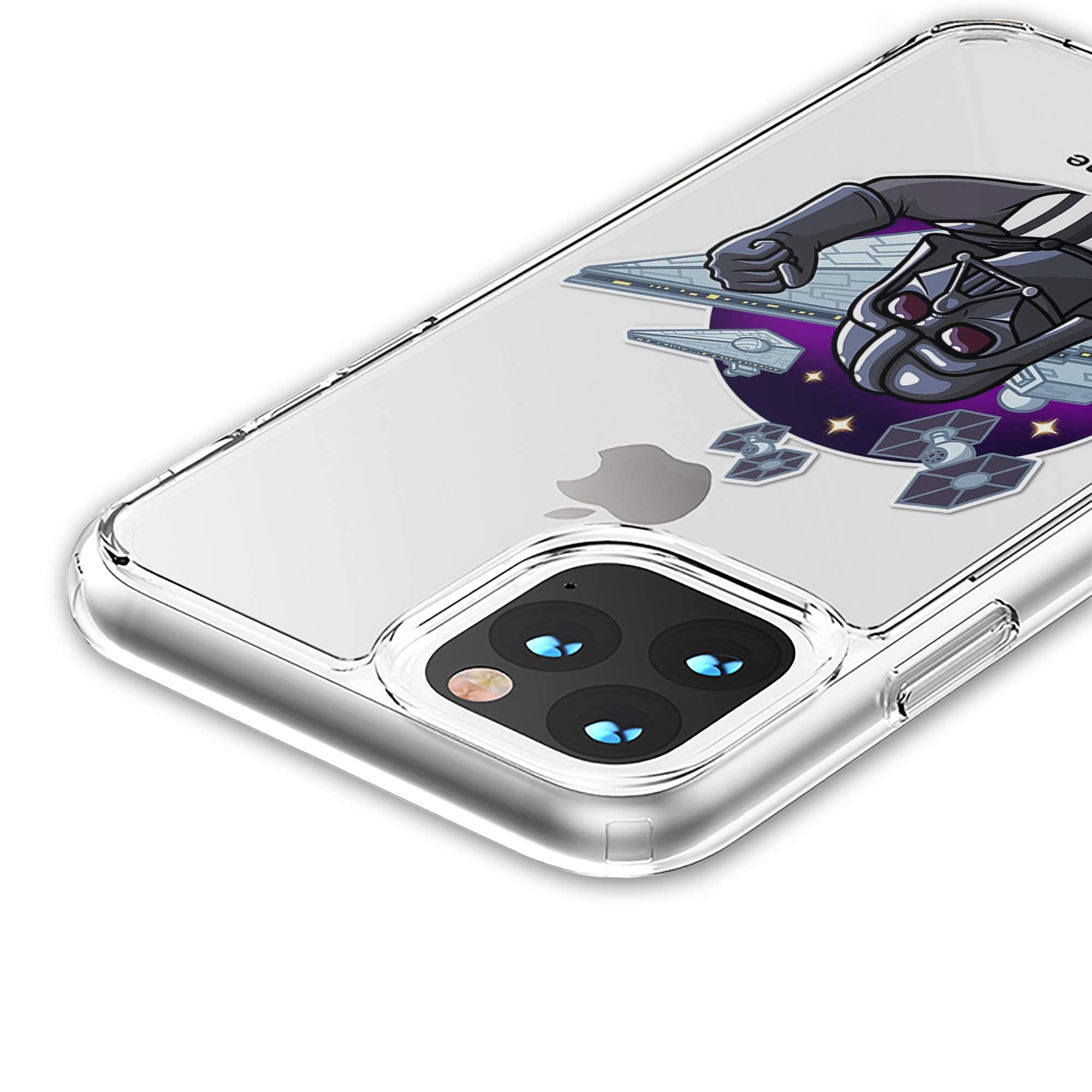 Cute Star Wars Characters Darth Vader Stormtrooper Pattern Hybrid Slim Case Compatible With Iphone 14 Pro Max 6.7In Anti Yellowi