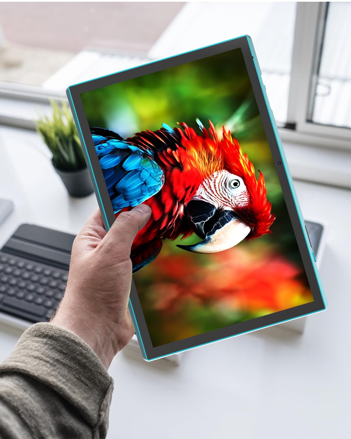 10 Inch Tablet, Android 12.0 Tablets, 4Gb Ram 32Gb Storage 512Gb Expand, 8Mp Camera, Wifi Bluetooth Gps Fm 10.1'' Ips Hd Touch S