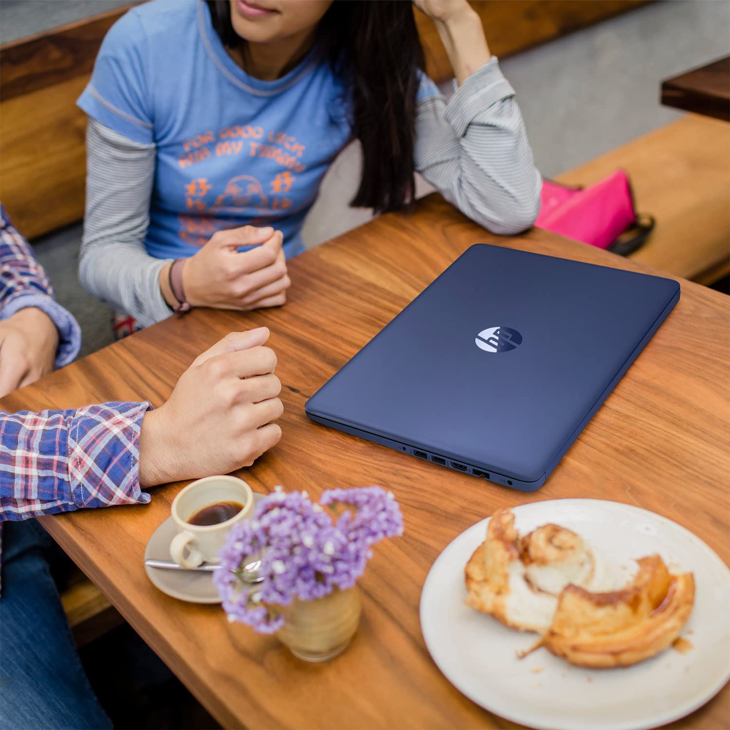 Hp 2022 Premium 14 Inch Hd Thin And Light Laptop, Intel Quad Core Processor, 4Gb Ram, 64Gb Storage, Long Battery Life, Webcam, B