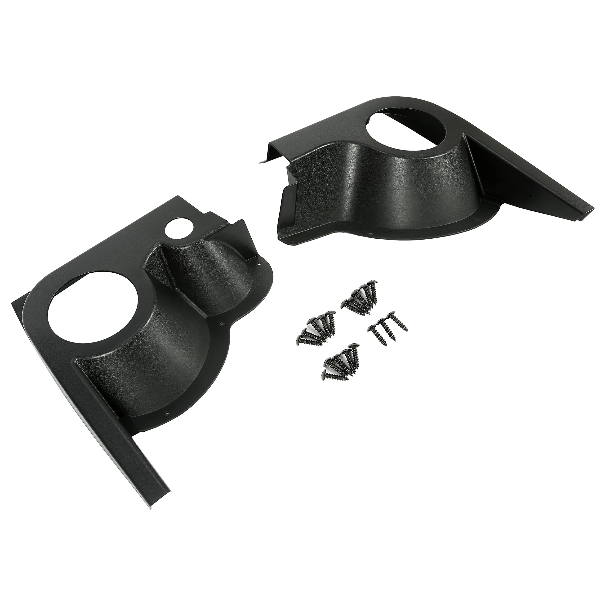 Kuafu Speaker Pods Compatible With 1994 2023 Ezgo Txt Replacement For 627153 Golf Cart Black Texture Pair Abs Speaker Stands