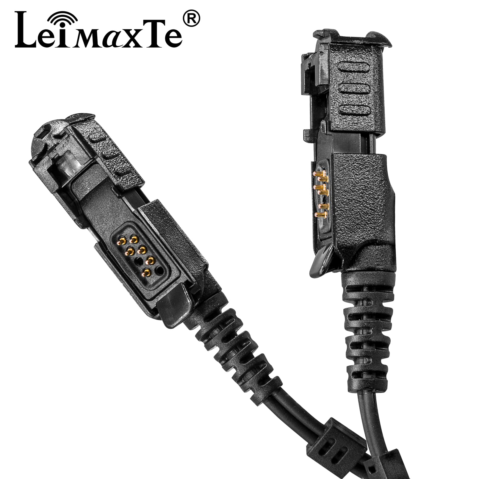 Leimaxte Xpr 3500E Xpr 3300E Earpiece For Motorola Radio Xpr3500 Xpr3000 Xpr3300 With Mic Ptt Xpr 3300 3500 3300E 3500E Walkie Talkie Headset Security Acoustic Tube Surveillance Headphone (2 Pcs)