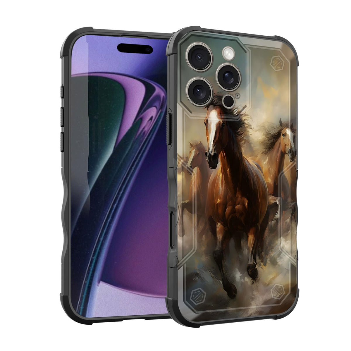 Efgwsder For Iphone 16 Pro Max Case,[Dual Layer][10 Ft Military Grade Drop Protection] Heavy Duty Shockproof Case For Iphone 16 