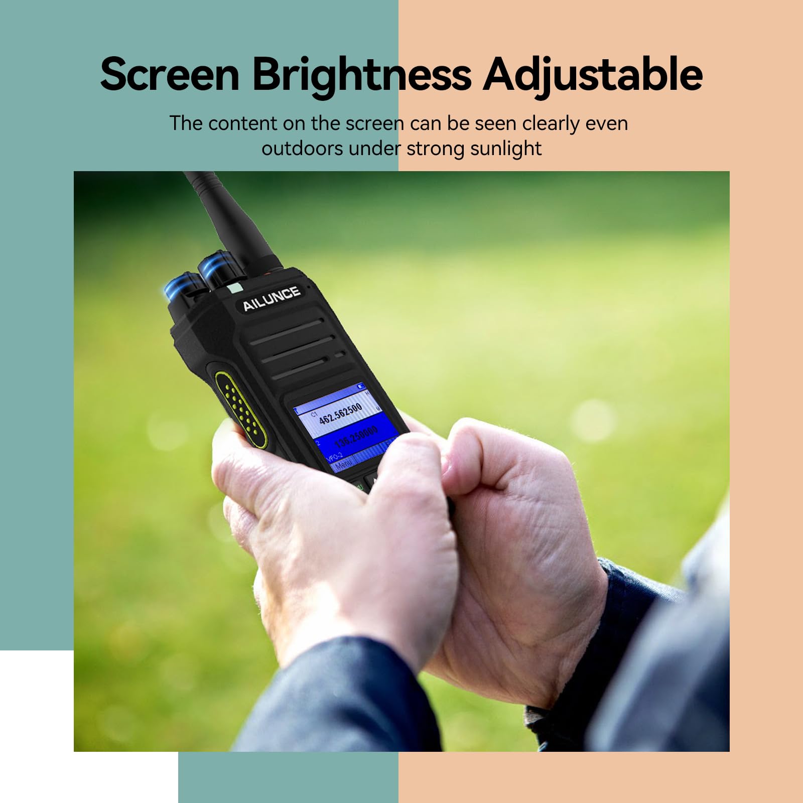 Retevis Ailunce Ha1G Gmrs Handheld Radio, Gmrs Radio With Speaker Mic, Ip67 Waterproof, Noaa, 2800Mah Usb C Rechargeable Portable Two Way Radio