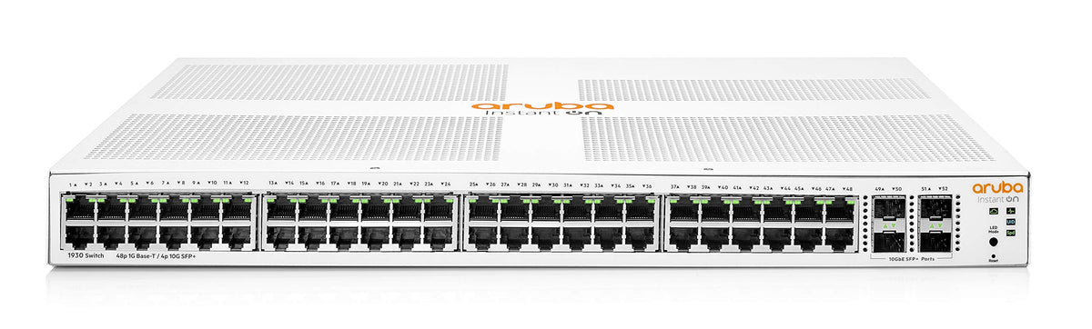 Aruba Instant On 1930 48 Port Gb Ethernet 48Xge 4X 1G10G Sfp+ L2+ Smart Switch Us Cord (Jl685A#Aba)