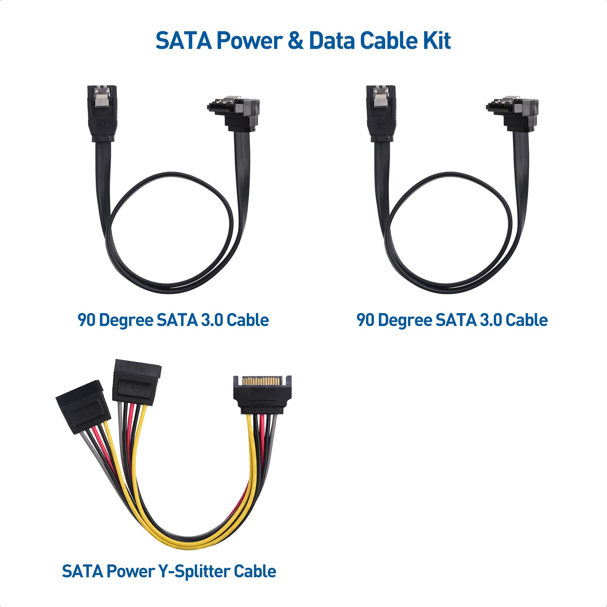 Cable Matters 2 Pack 2.5 to 3.5 Hard Drive Adapter for SSDs, Dual SSD Mounting Bracket Kit (SSD Adapter, 2.5 to 3.5 Adapter, 3.5 to 2.5 Adapter) Kit Includes Bracket, Screws, Cables, and Screwdriver