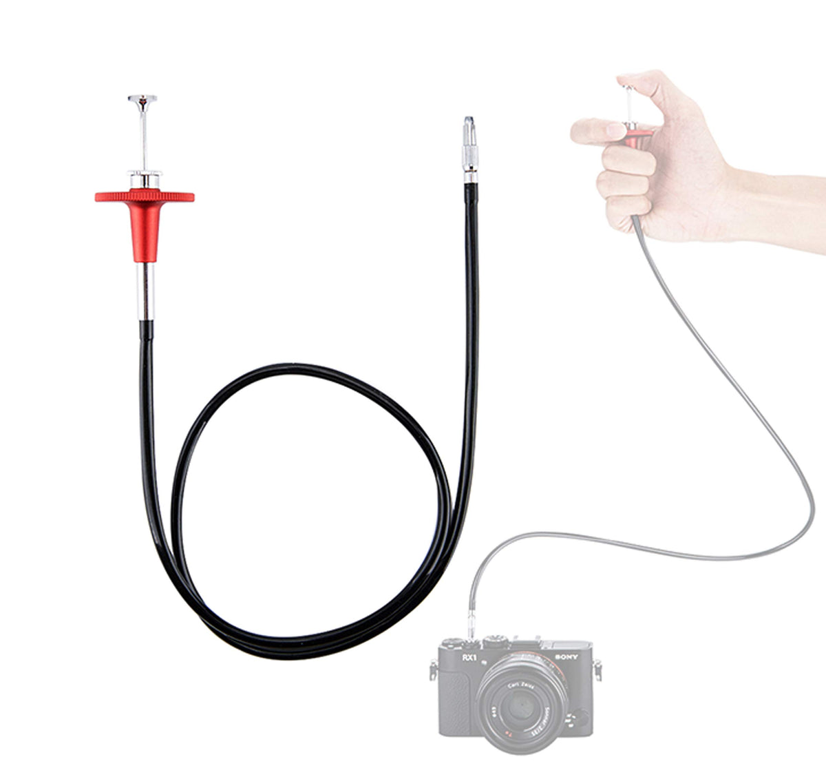 Jjc Tcr-70R 70Cm Mechanical Cable Shutter Release With Bulb-Lock For Fujifilm X10 X20 X30 X100S X100T X-Pro1 X-Pro2 X-E1 X-E2, L