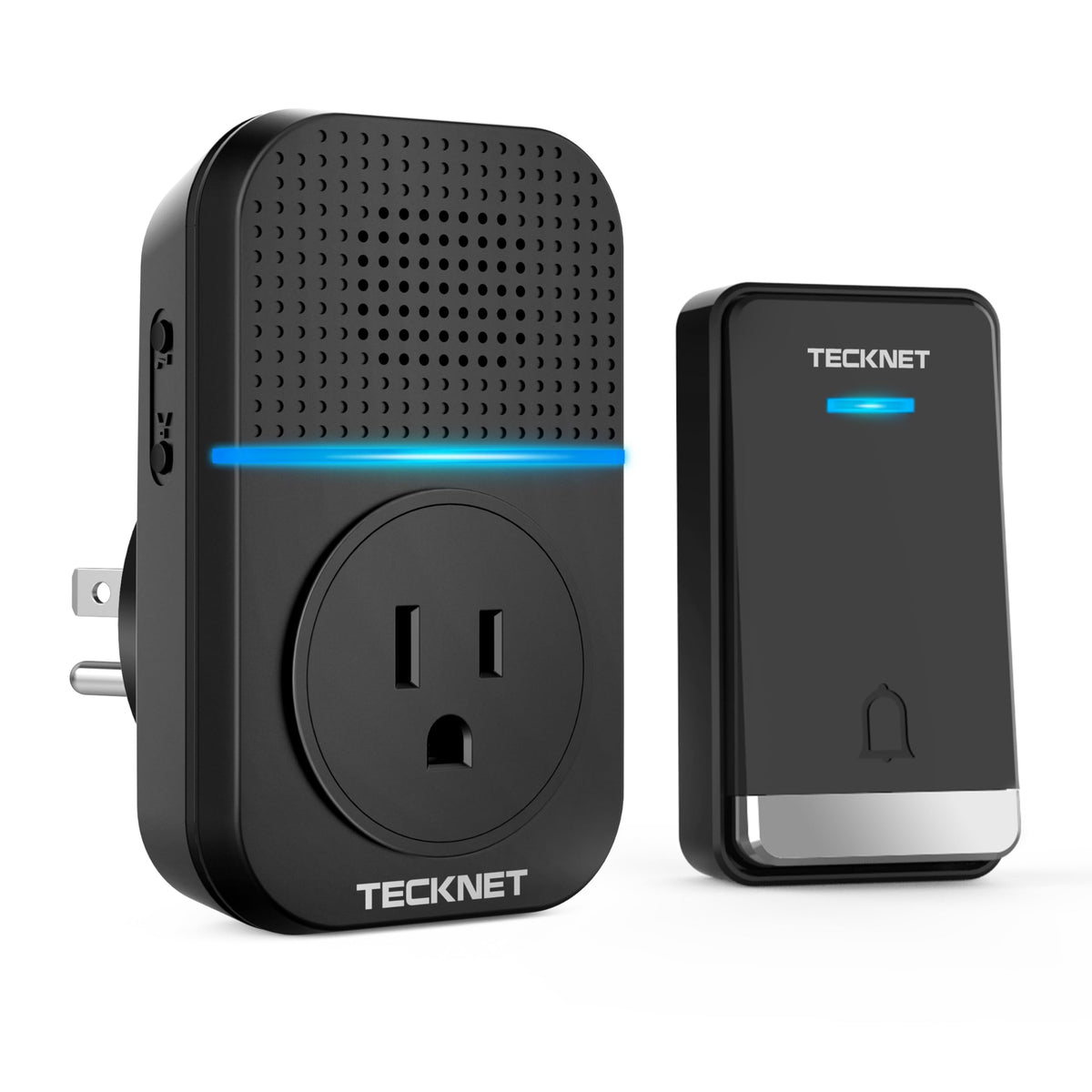Tecknet Wireless Doorbell, Self-Powered Plug-Through Door Bell, Ip66 Waterproof Door Bells For Homes Classroom With 60 Ringtones
