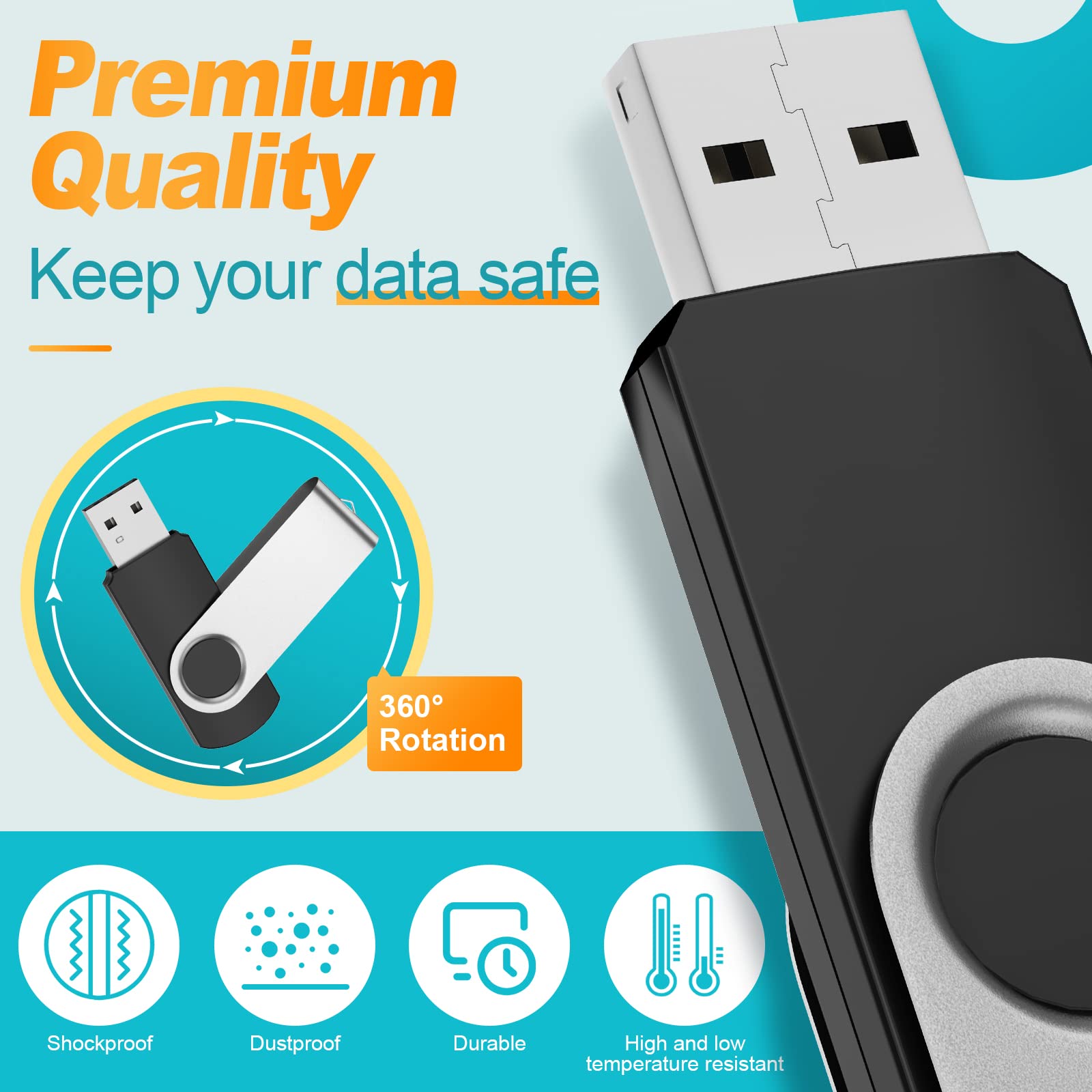 4Gb Usb Flash Drive Bulk 10 Pack 4 Gb Thumb Drives Swivel Usb Memory Stick 2.0 Portable Pendrive 4 Giga Silver Jump Drive Multip