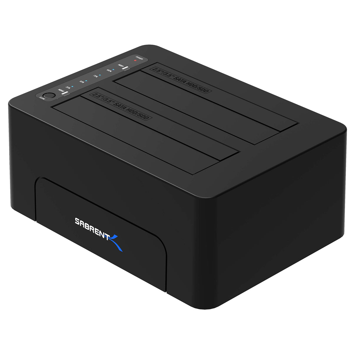 Sabrent Usb 3.1 To Sata Dual Bay Hard Drive Docking Station For 2.5 Or 3.5 Inches Hdd, Ssd