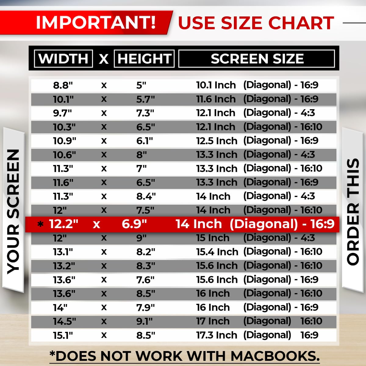 Sightpro 14 Inch 16:9 Laptop Privacy Screen Filter   Computer Monitor Privacy Shield And Anti Glare Protector