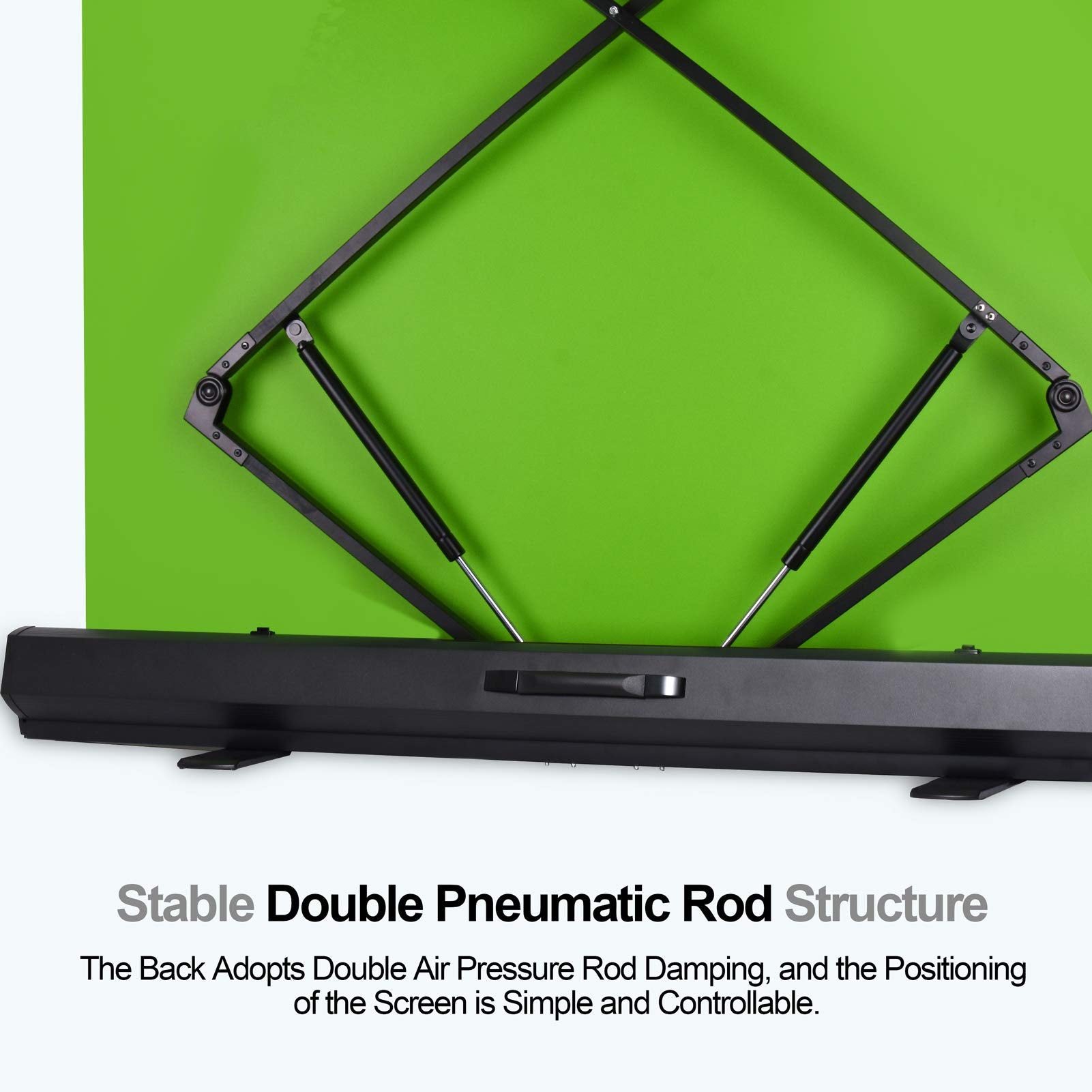 Emart Upgrade Green Screen, 61X72In Collapsible Chroma Key Panel For Background Removal, Portable & Retractable Wrinkle Resistant Backdrop With Stand For Streaming, Photographic Studio, Tiktok