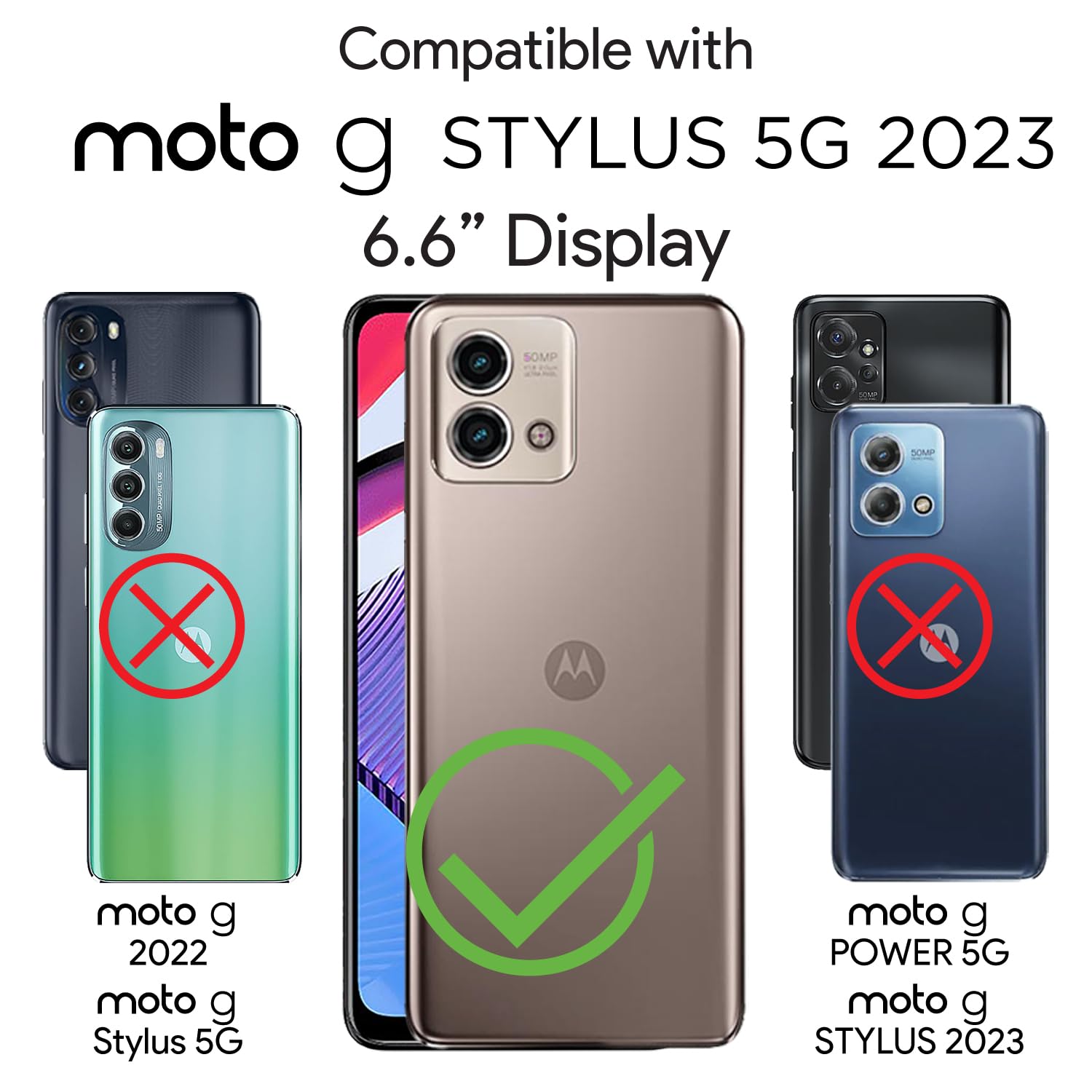 Vena Outcross For Motorola Moto G Stylus 5G (2023) Case, Military Grade Drop Protection, Dual Layer Shockproof Protective Phone