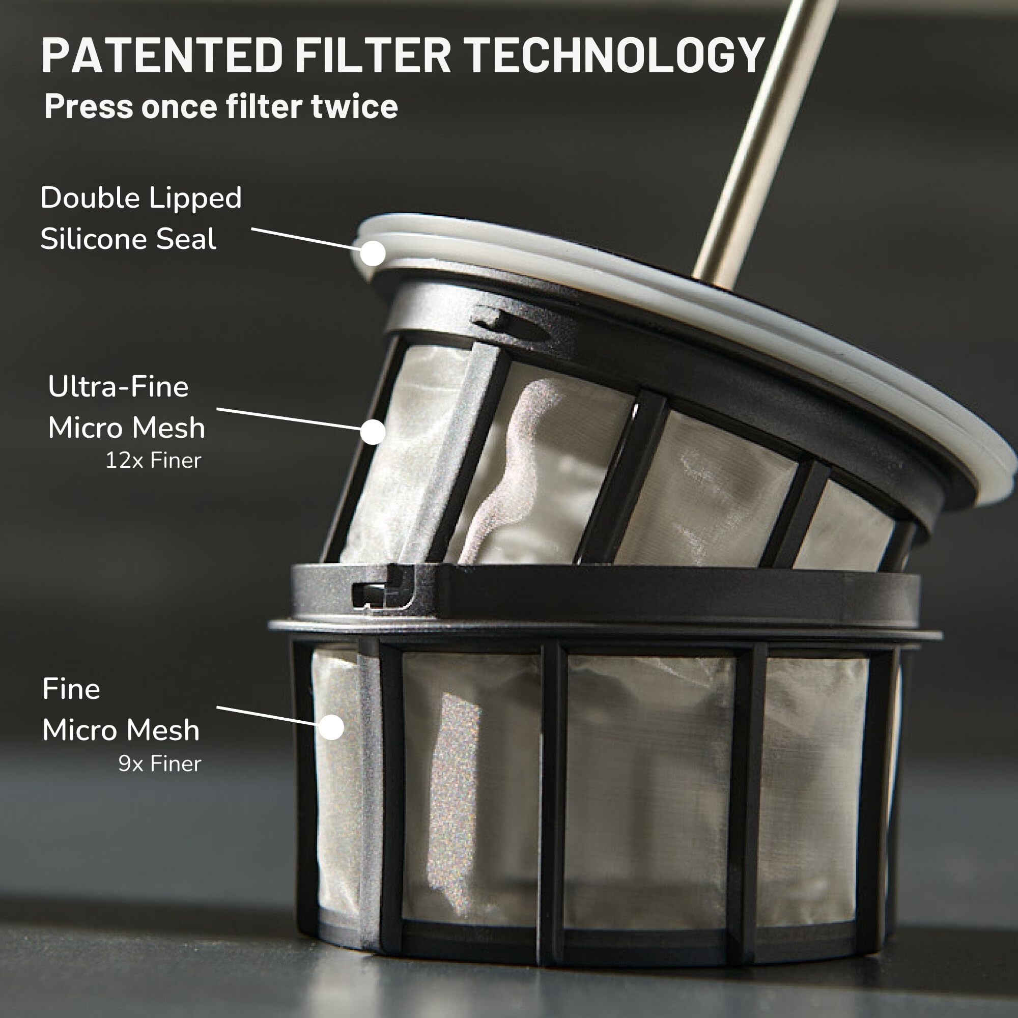 Espro Replacement Micro Filter   For Espro Coffee & Tea French Presses, P3/P5/P7, 18 Ounce, Coffee Micro Filter (Fits 18 Ounce M
