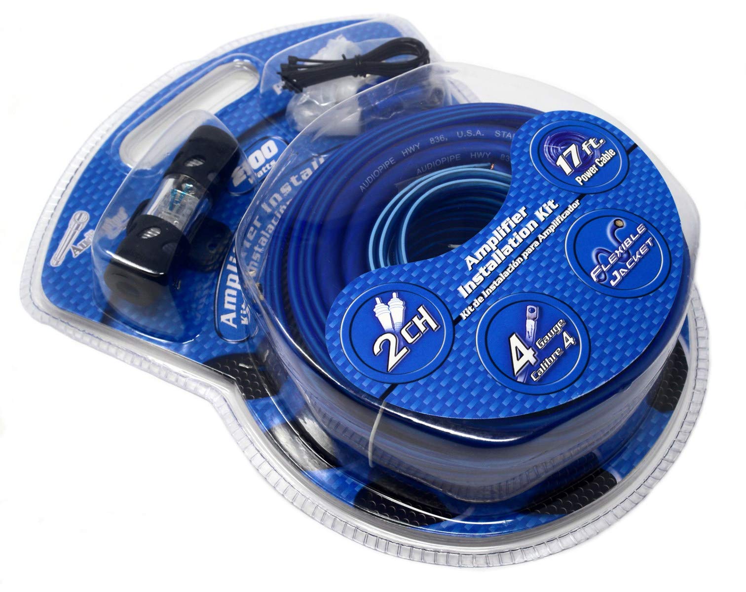 4 Gauge Platinum Series Amplifier Installation Kit   Complete 2100 Watt Car Audio Systems