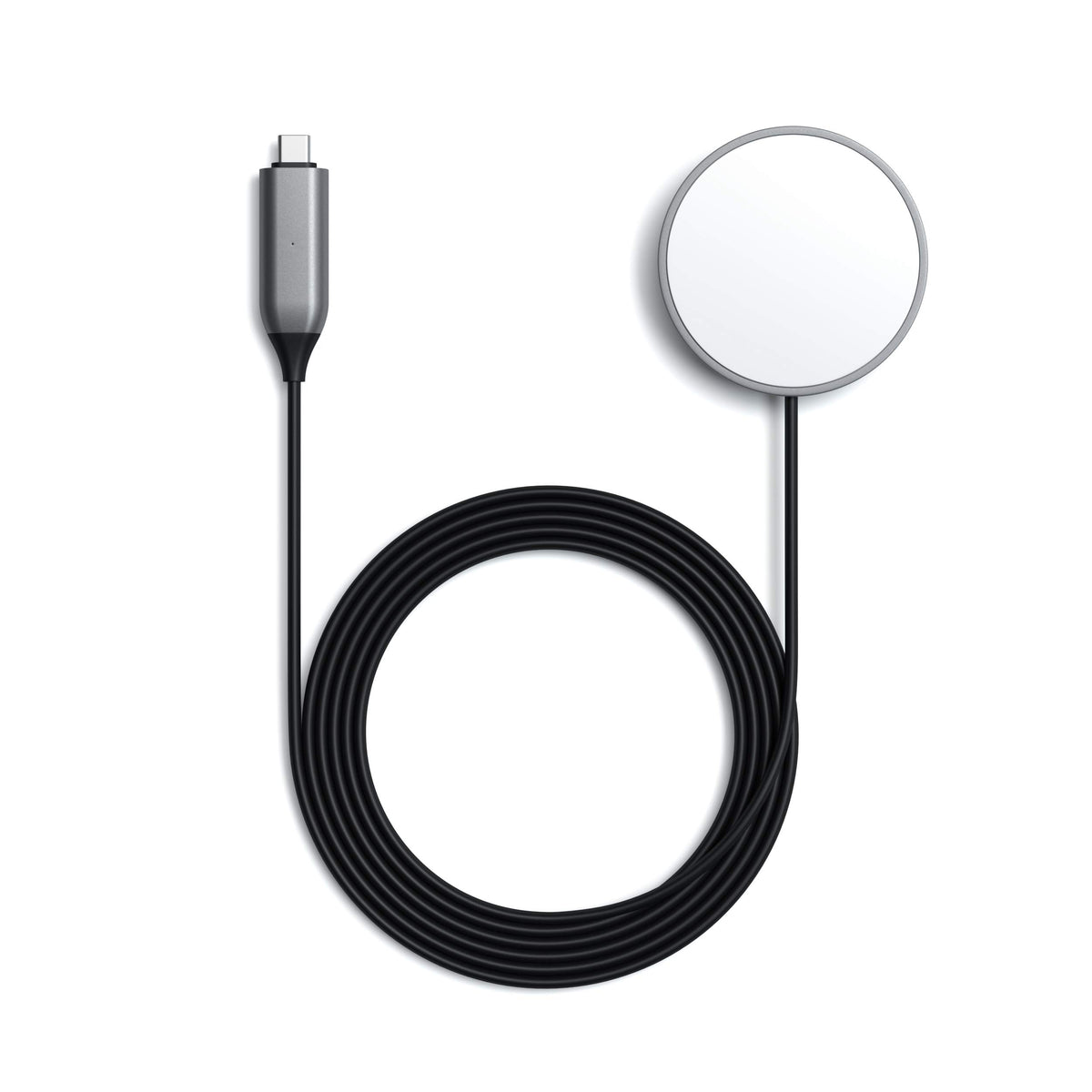 Satechi Usb C Magnetic Wireless Charging Cable (Magnetic Wireless Charger)   Compatible With Iphone 15 Pro Max/15 Pro/15/15 Plus