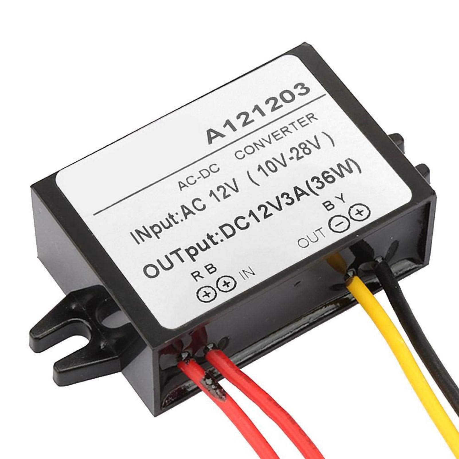 Yosoo Health Gear Step Down Converter Ac 10-28V To Dc 12V, Ac To Dc Converter Module, 3A 5A Step Down Converter Power Supply Mod