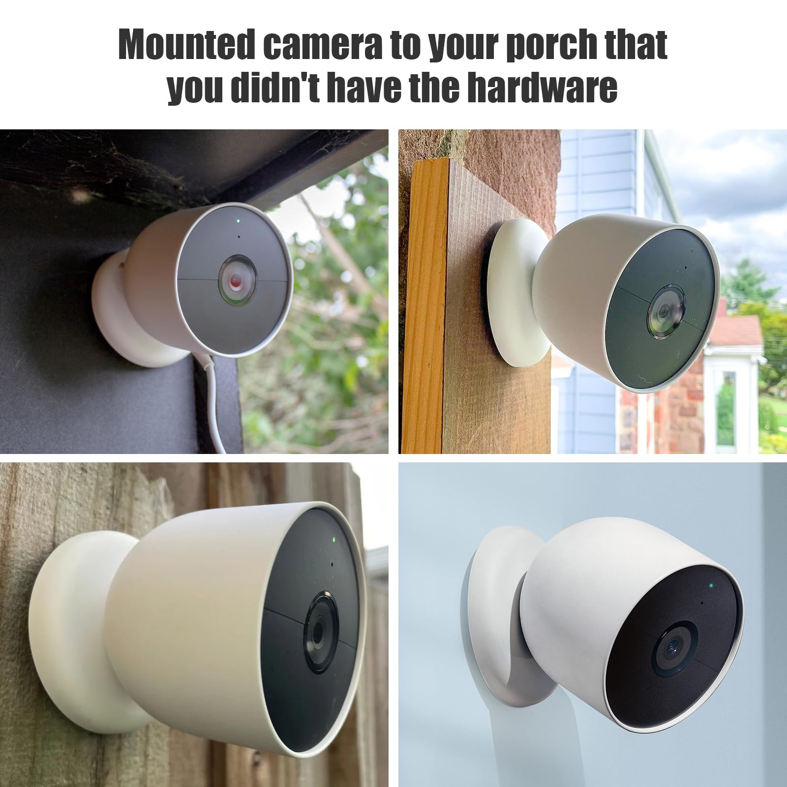 Wall Mounting Plate Replacement For Google Nest Cam Battery (Outdoor Or Indoor), Replacement Part For Locking Collar / Wall Anch