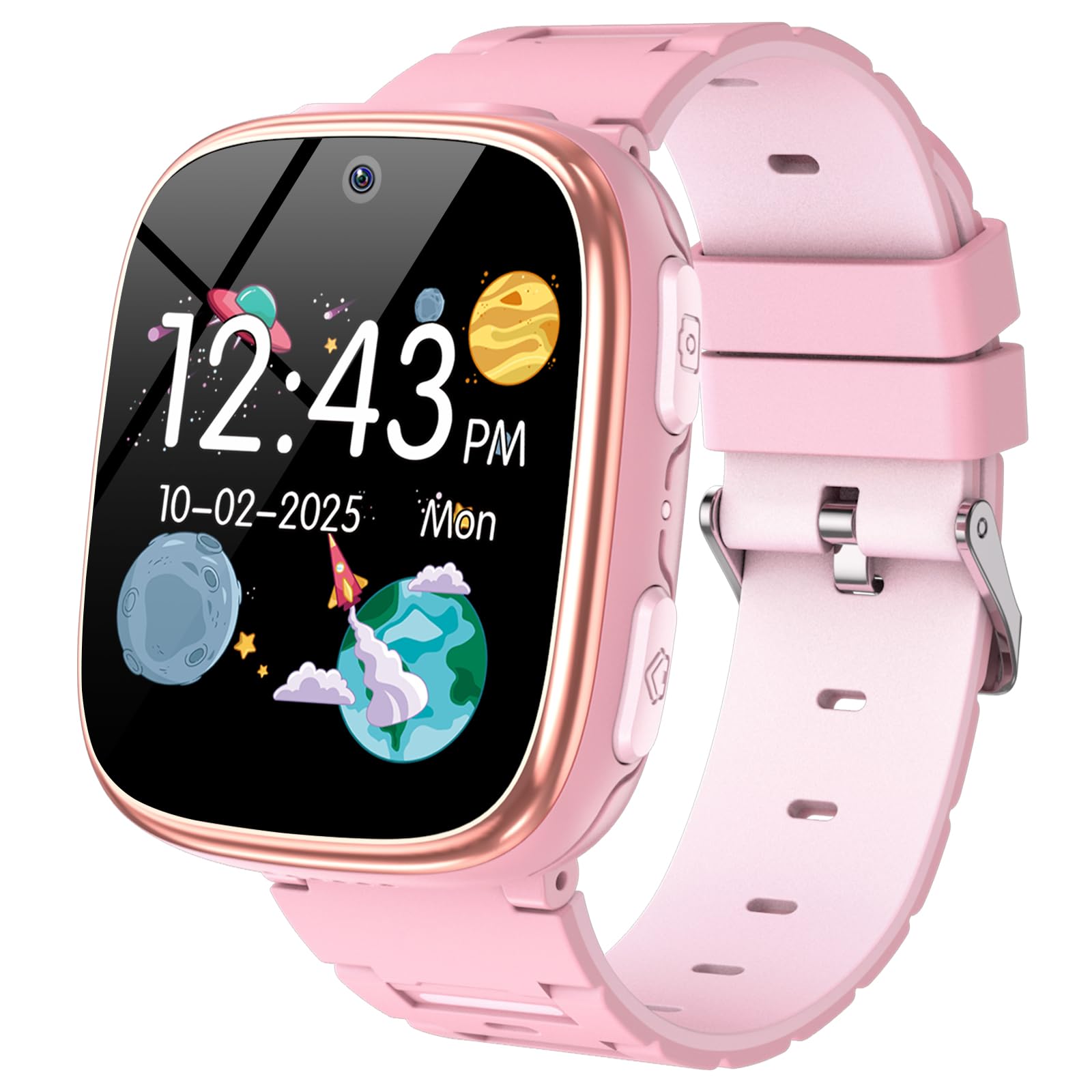 Smart Watch For Kids 4 12 Years Old With 15 Games Camera Alarm Video Music Player Pedometer Flashlight Birthday Gift For Boys Gi