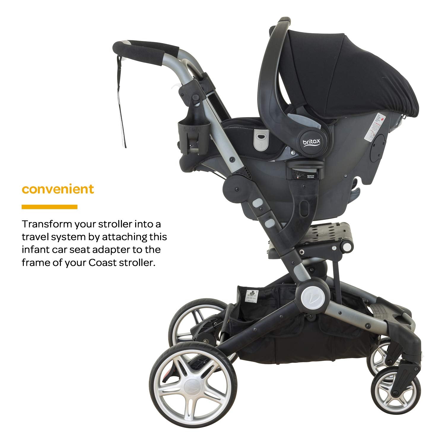 Larktale Infant Car Seat Adapter For Coast Stroller, Compatible With Britax