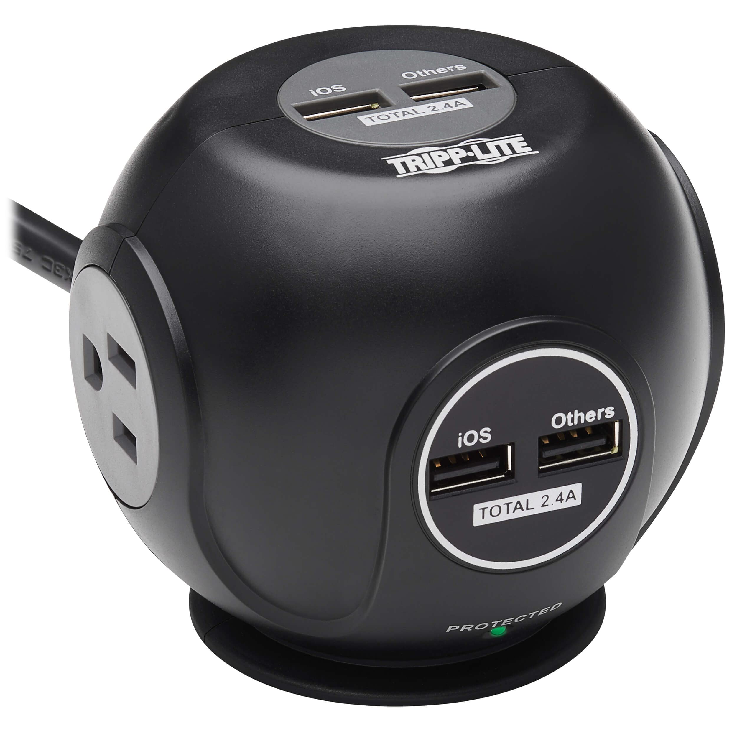 SURGE PROTECTOR 3 OUTLET 4 USB