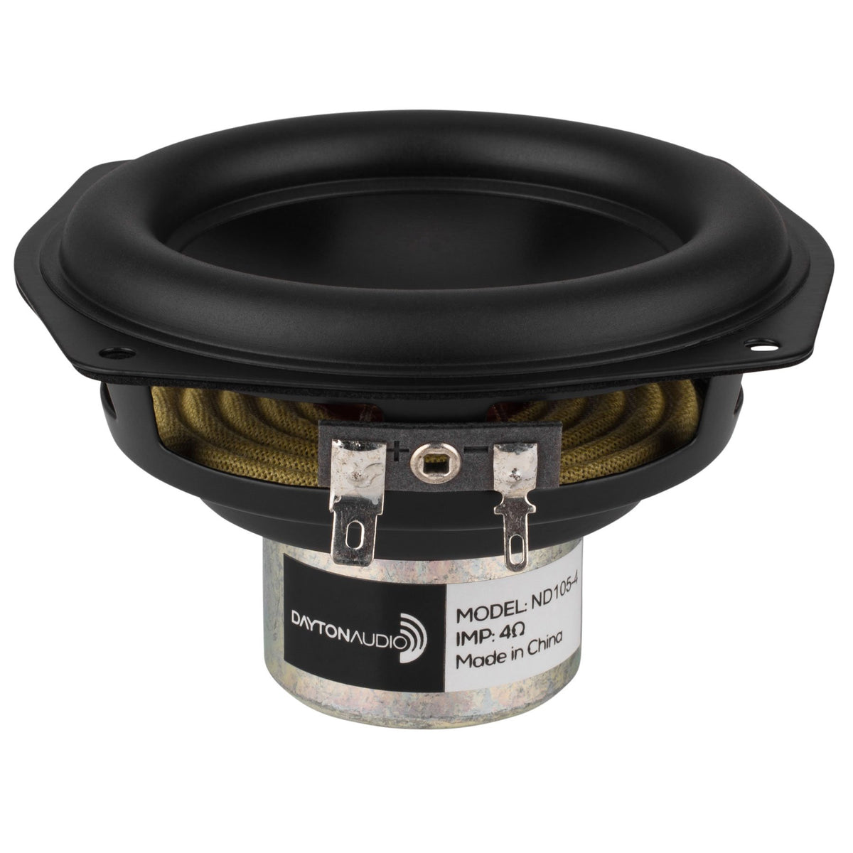 Dayton Audio ND105-4 4' Aluminum Cone Midbass Neo Driver 4 Ohm