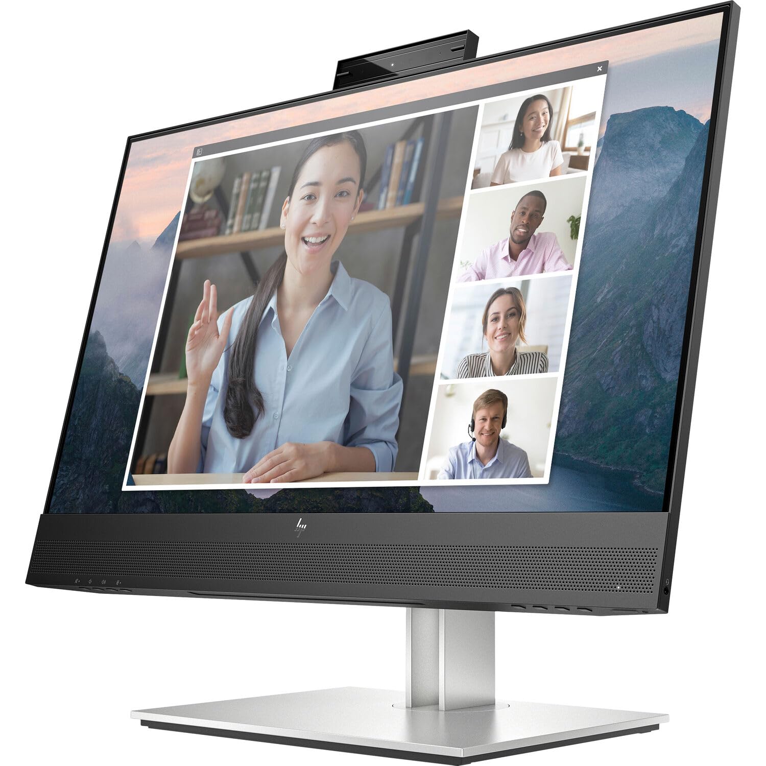 Hp 24'' Fhd Ips Monitor With 5Ms Response Time, Anti Glare, Flicker Free, Built-In Speakers, Displayport, Hdmi & Dockztorm Usb P