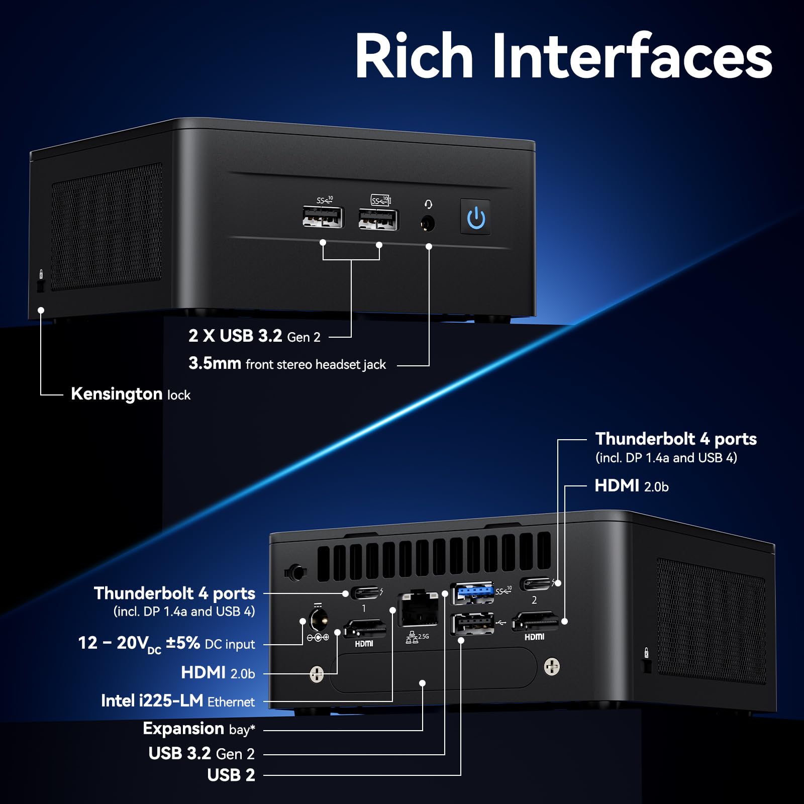 Intel Nuc 12 Pro, For Asus Nuc 12 Pro Wall Street Canyon Mini Pc, 32Gb Ram, 1Tb Ssd, Intel Core I7-1260P Cpu (18M Cache, Up To 4