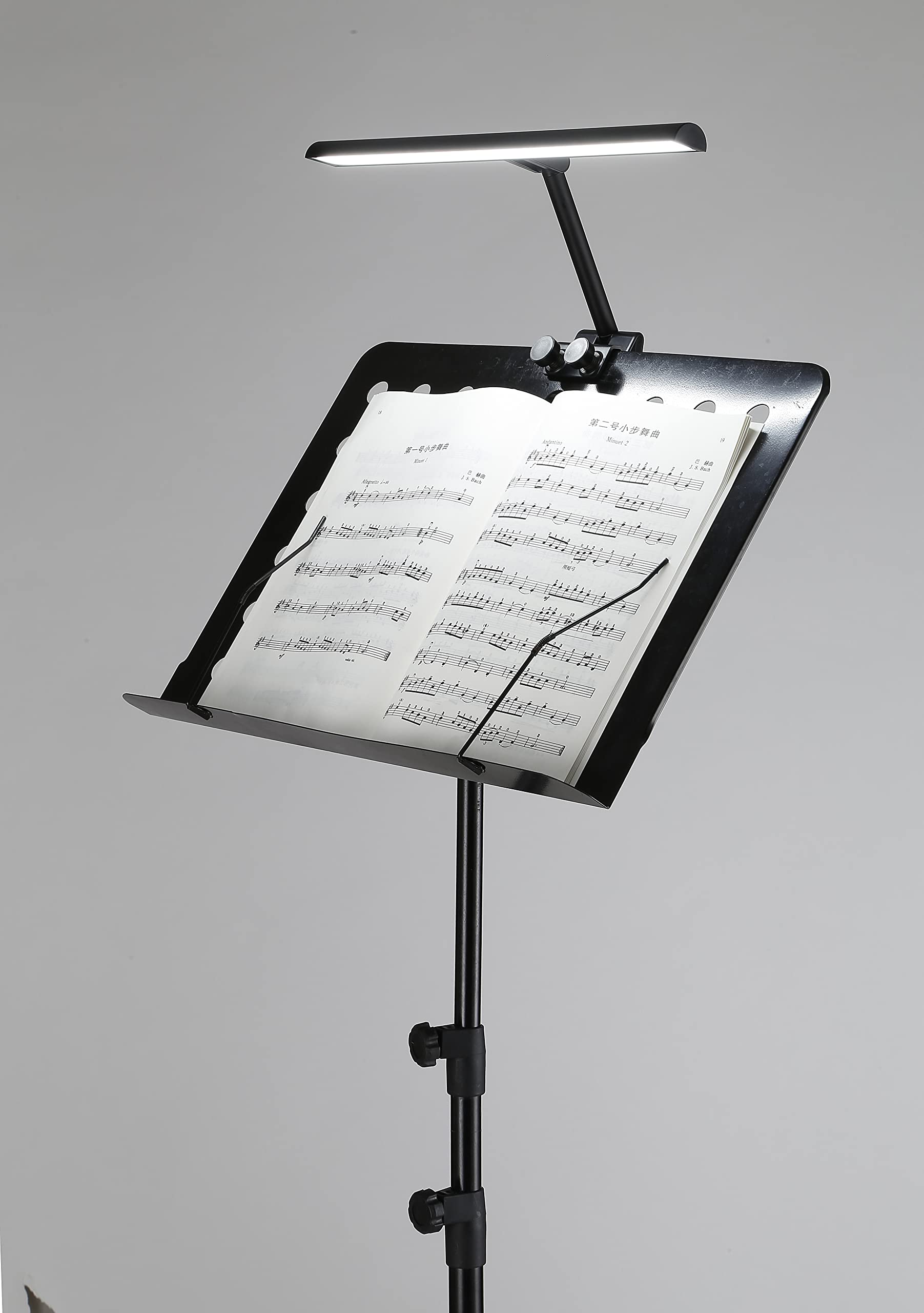 Aetee Music Stand Lights Clip On Led Rechargeable With Built In 4000Mah Lithium Battery Operated Type C Eye Care Music Sheet Lam
