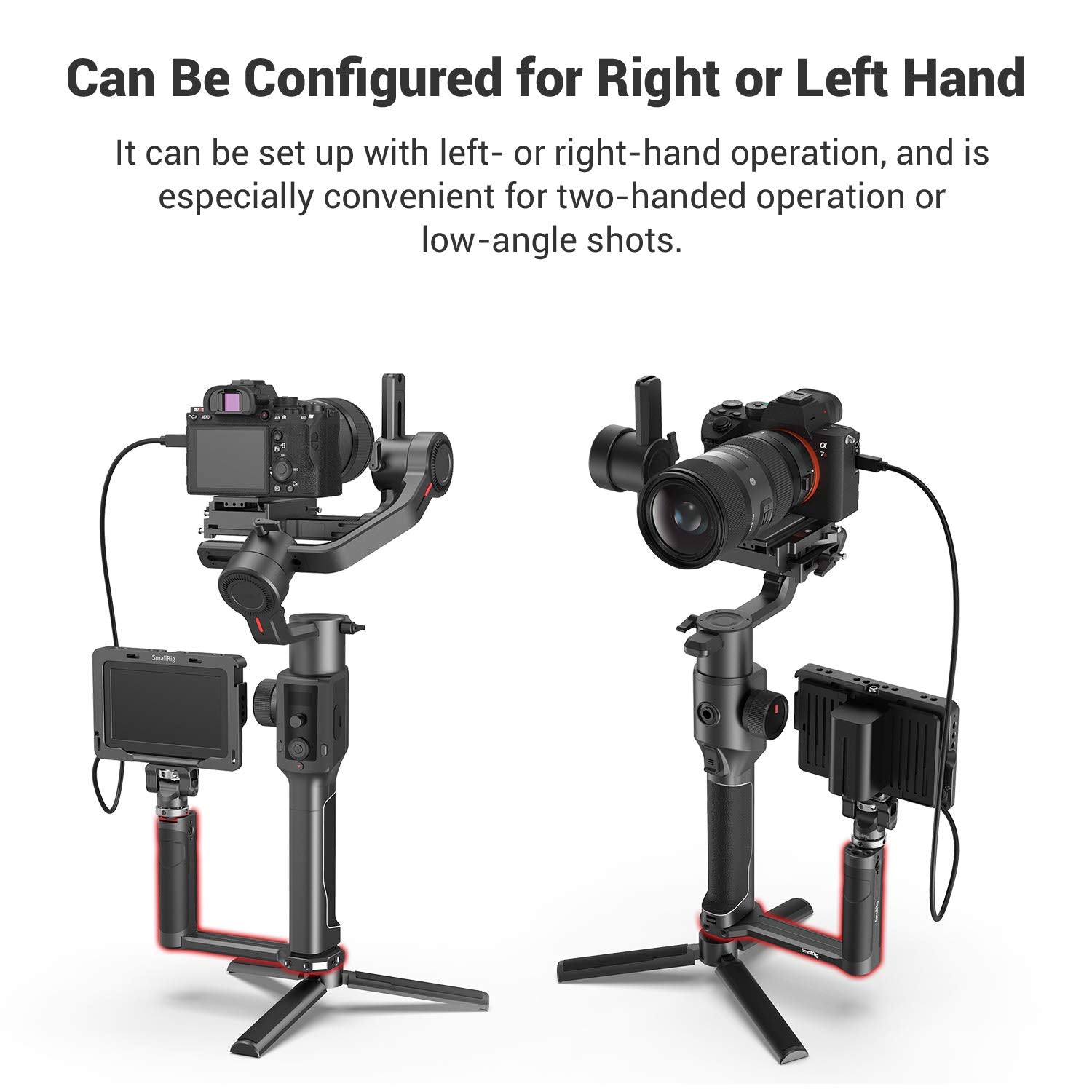 Smallrig Aluminum Side Handle Fits For Dji Ronin-S/Sc/Rs 2/Rsc 2/Rs 3/Rs 3 Pro/Rs 3 Mini/Rs 4/Rs 4 Pro & For Zhiyun Crane 2S/2/V