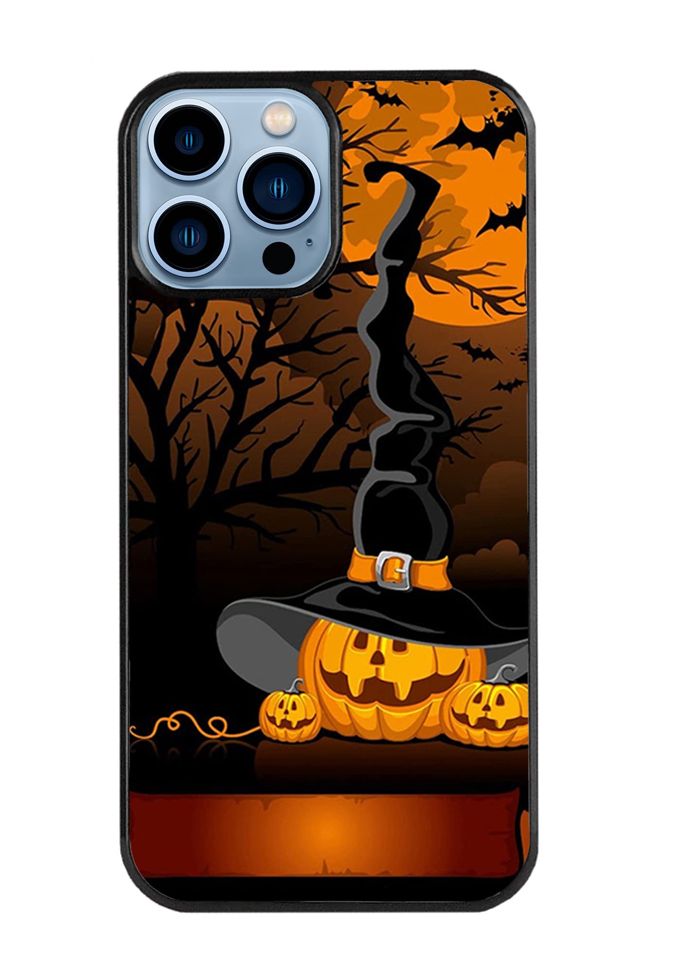 Vuttoo For Iphone 13 Pro Max Case   Halloween Pumpkins Witch Hat Pattern Phone Case   Tpu Shock Absorption Protection Phone Cove