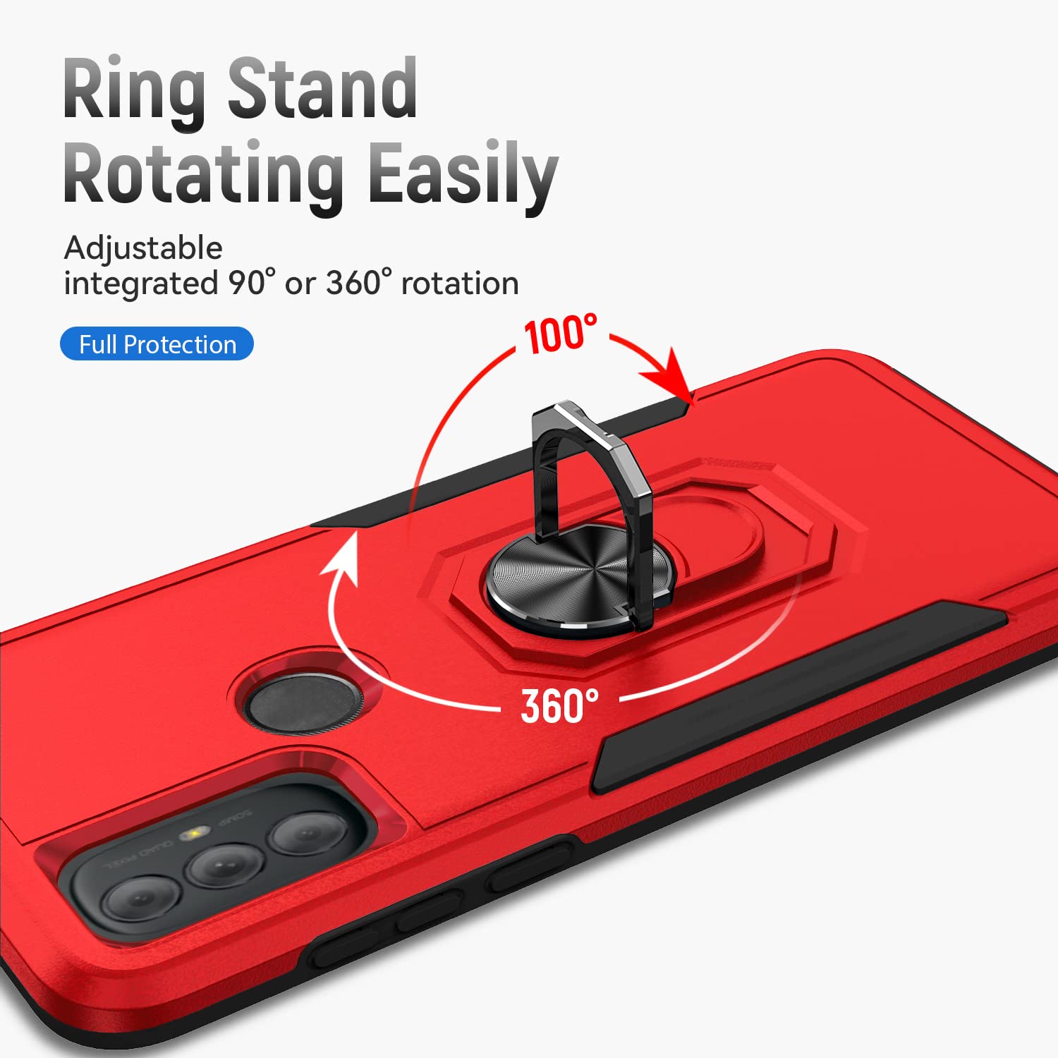 Kelong Case For Moto G Pure Case,Moto G Power 2022 Case With Kickstand | Military Grade Drop Proof Protection Phone Cover | Dura