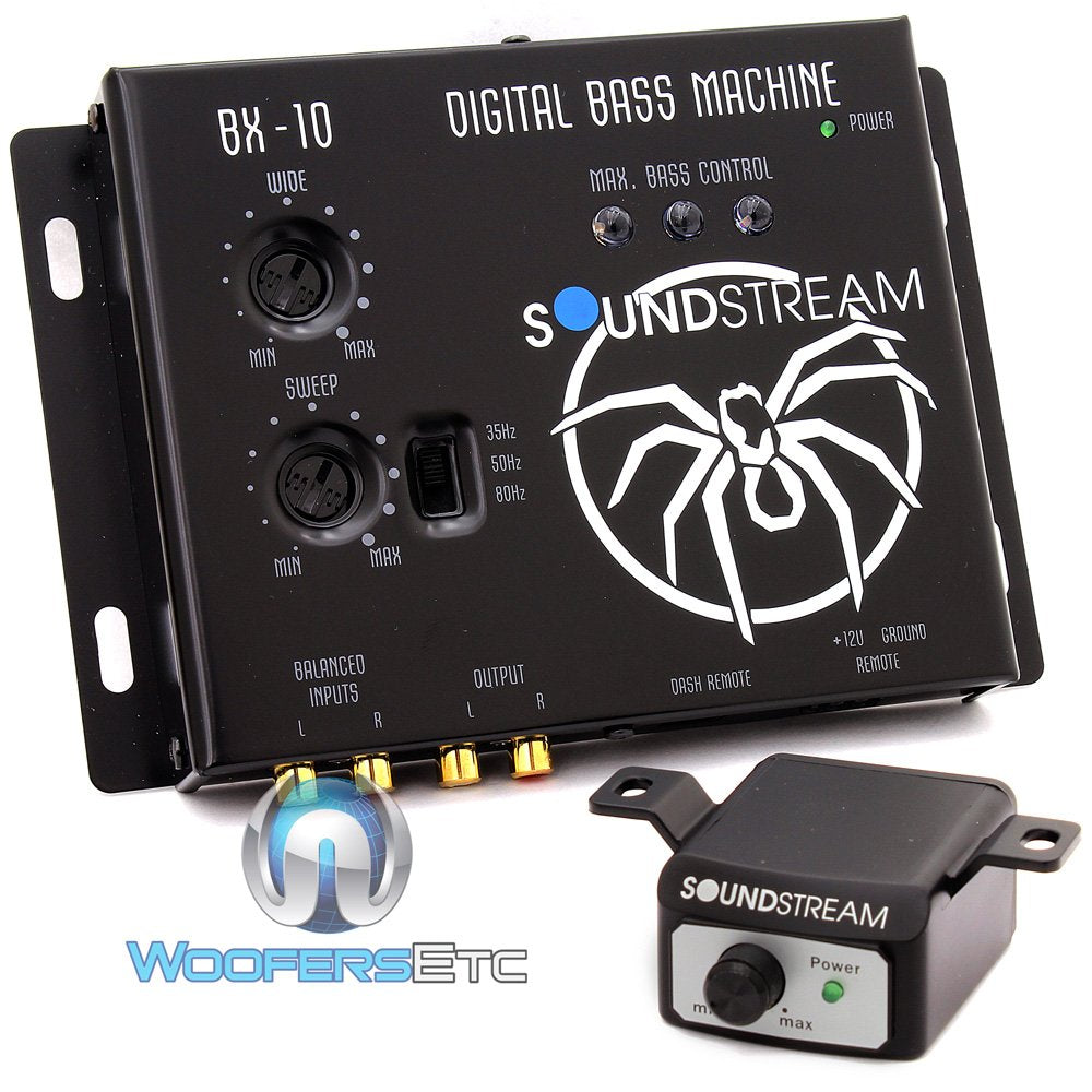 Soundstream Bx 10 Digital Bass Reconstruction Processor With Remote,Black